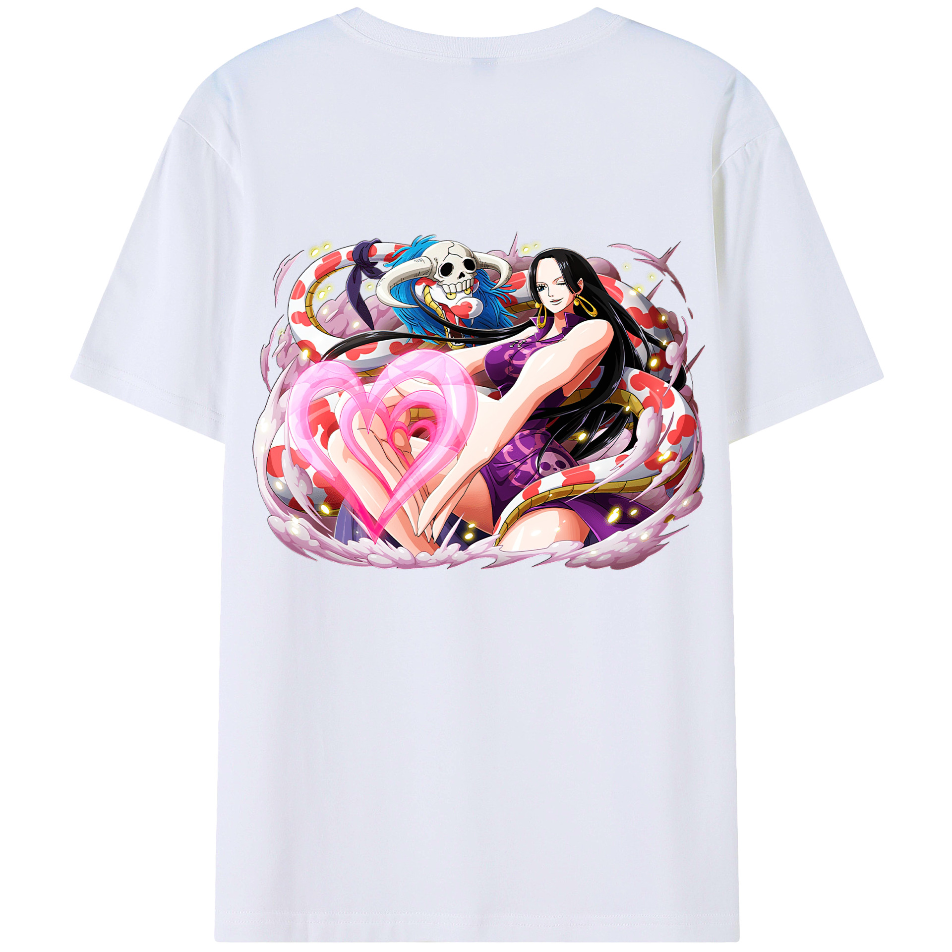 ワンピース ボア・ハンコック ONE PIECE Boa·Hancock レディース半袖Tシャツ(バックプリント)