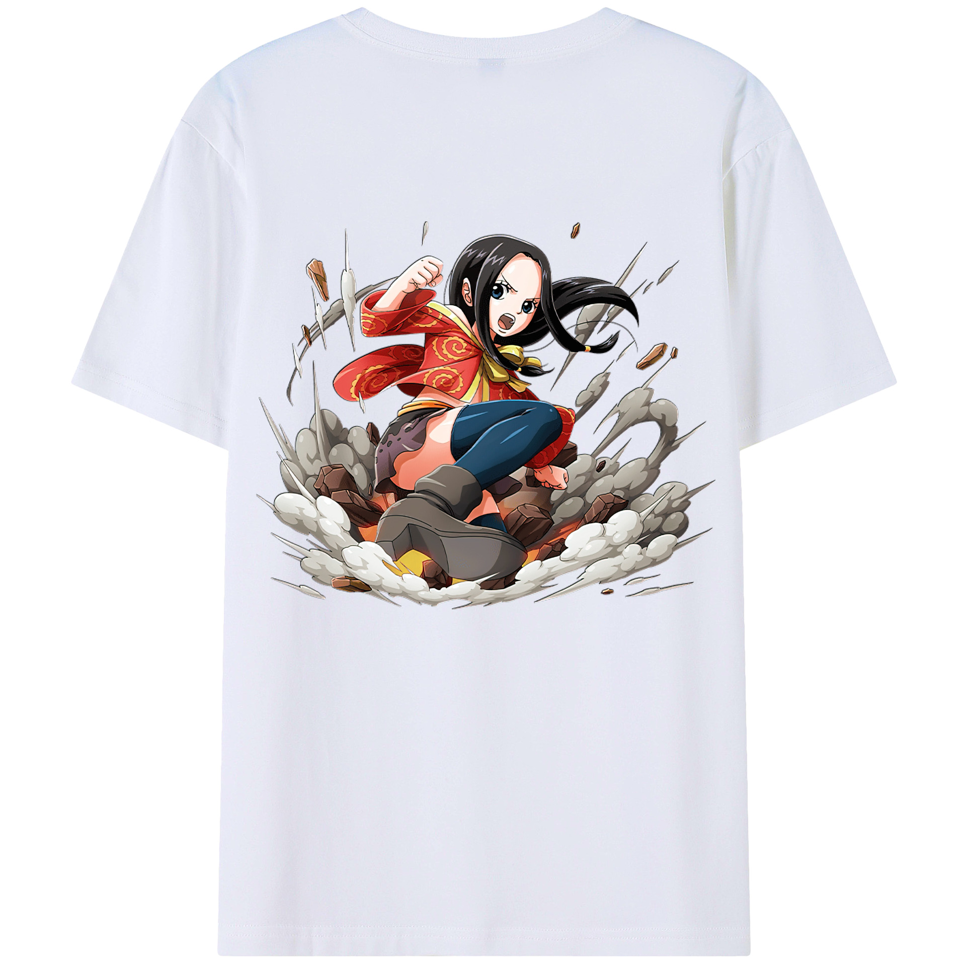 ワンピース ボア・ハンコック ONE PIECE Boa·Hancock レディース半袖Tシャツ(バックプリント)