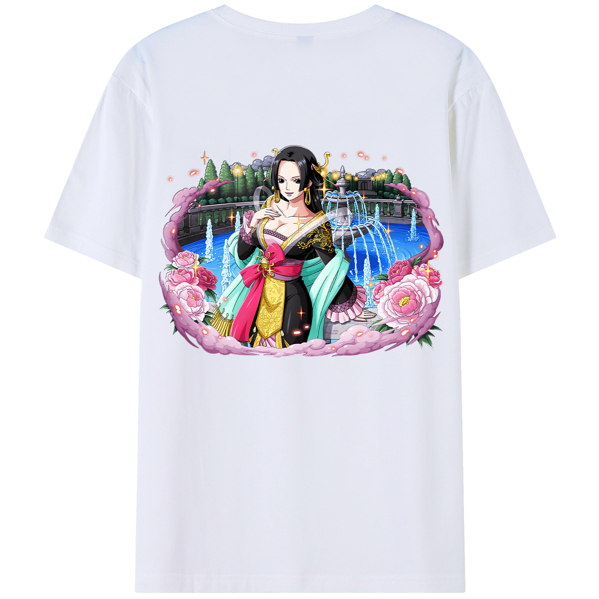 ワンピース ボア・ハンコック ONE PIECE Boa·Hancock レディース半袖Tシャツ(バックプリント)