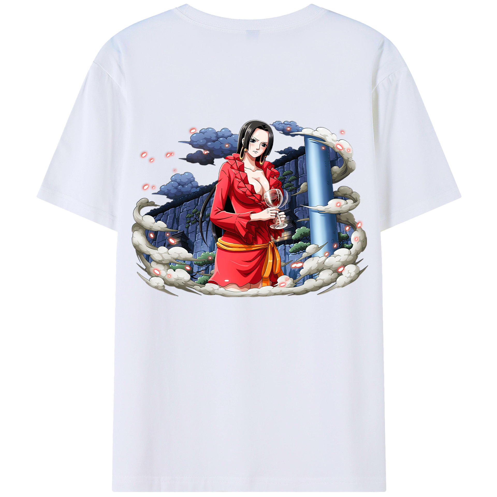 ワンピース ボア・ハンコック ONE PIECE Boa·Hancock レディース半袖Tシャツ(バックプリント)