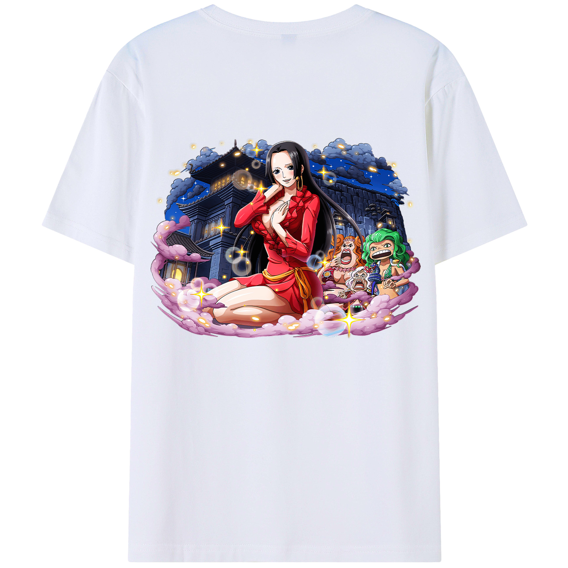 ワンピース ボア・ハンコック ONE PIECE Boa·Hancock レディース半袖Tシャツ(バックプリント)