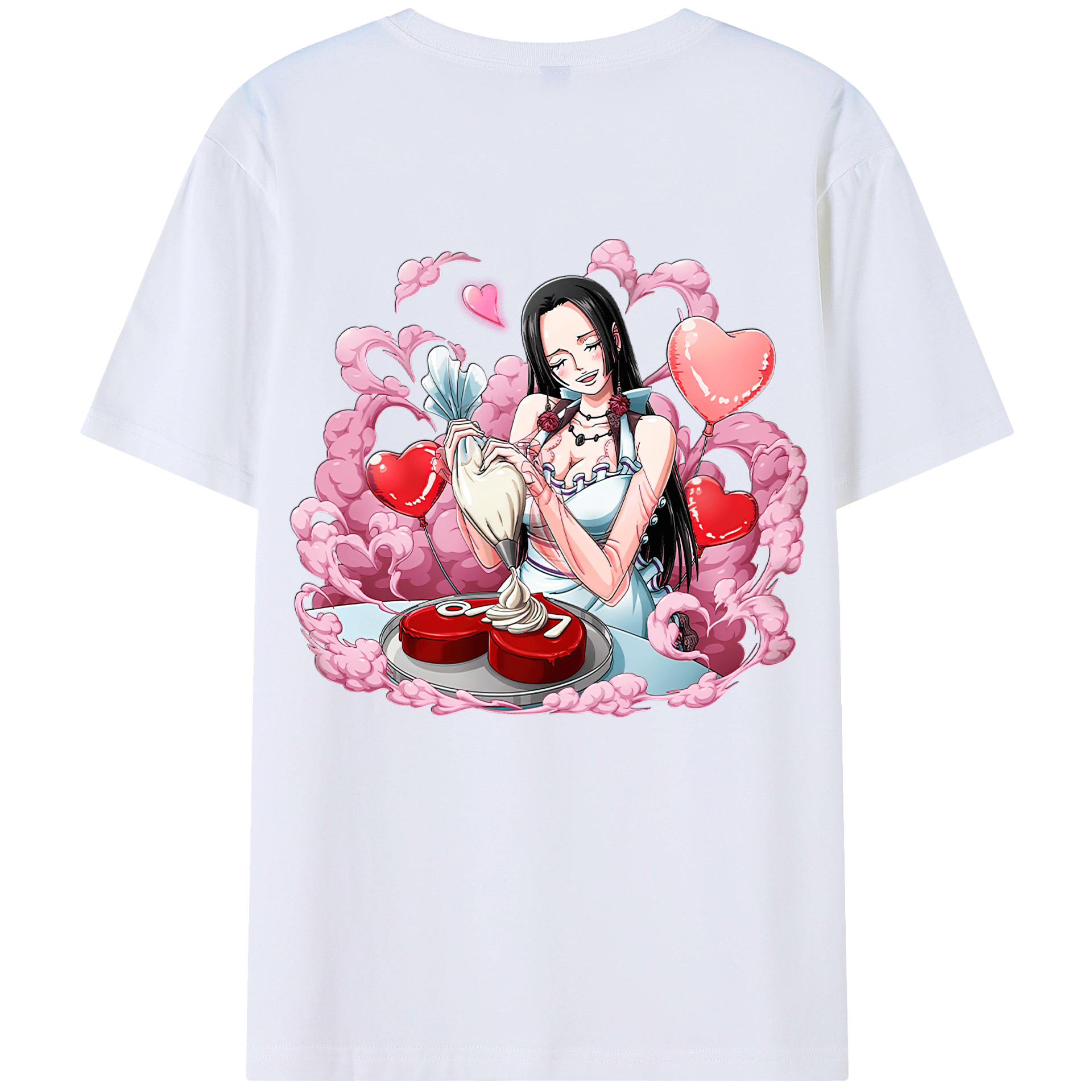 ワンピース ボア・ハンコック ONE PIECE Boa·Hancock レディース半袖Tシャツ(バックプリント)