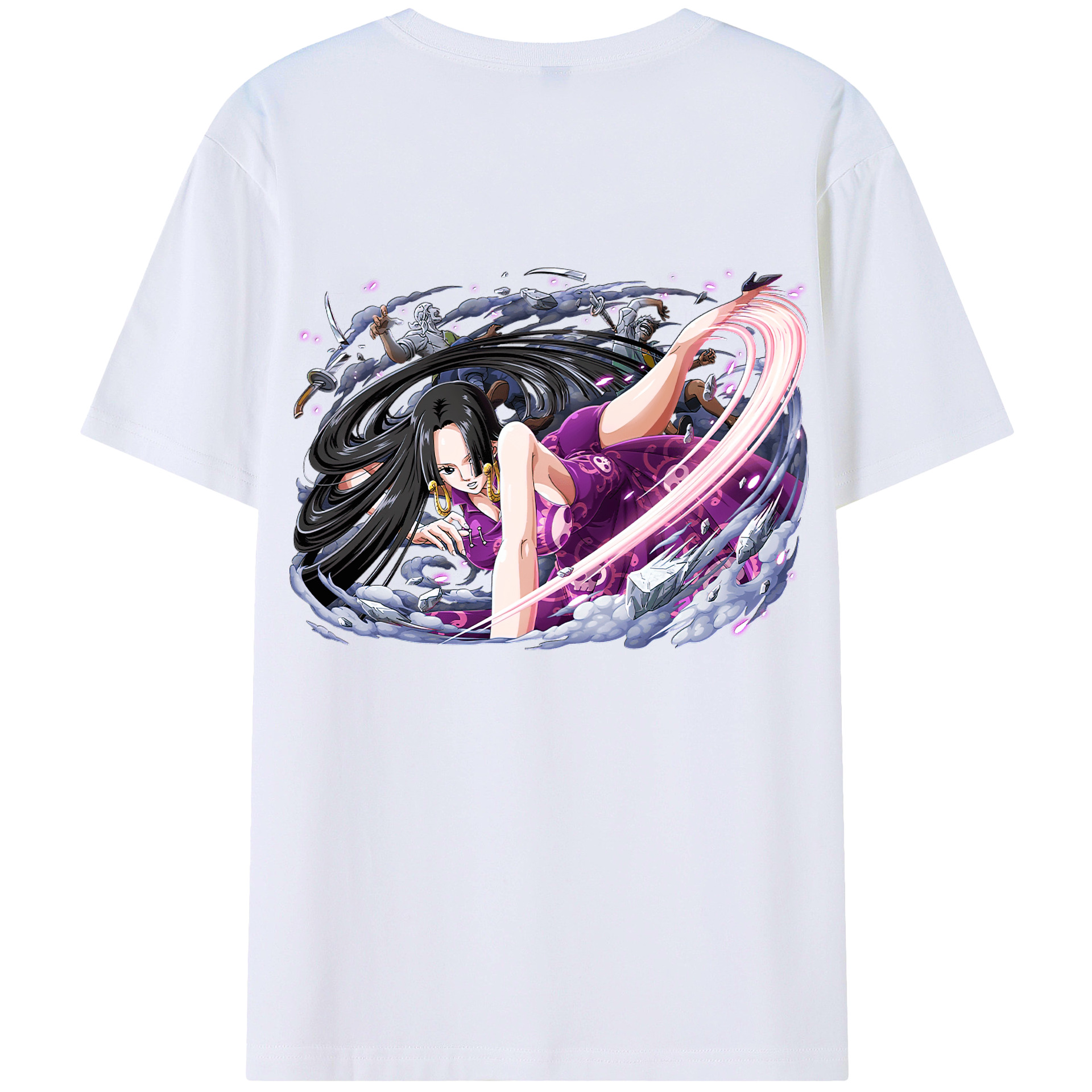 ワンピース ボア・ハンコック ONE PIECE Boa·Hancock レディース半袖Tシャツ(バックプリント)