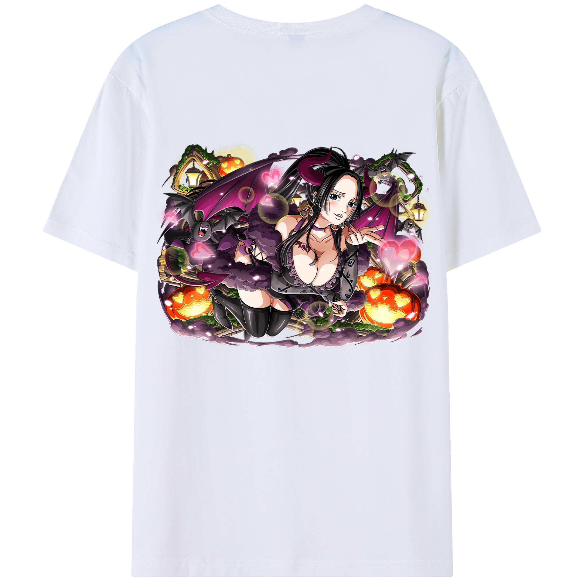 ワンピース ボア・ハンコック ONE PIECE Boa·Hancock レディース半袖Tシャツ(バックプリント)