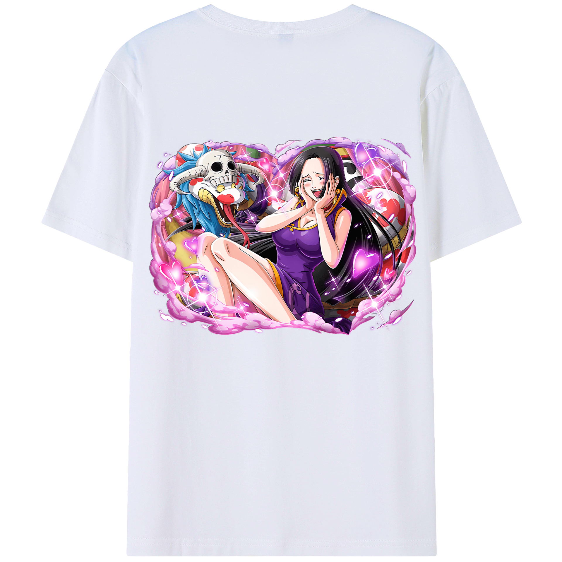 ワンピース ボア・ハンコック ONE PIECE Boa·Hancock レディース半袖Tシャツ(バックプリント)