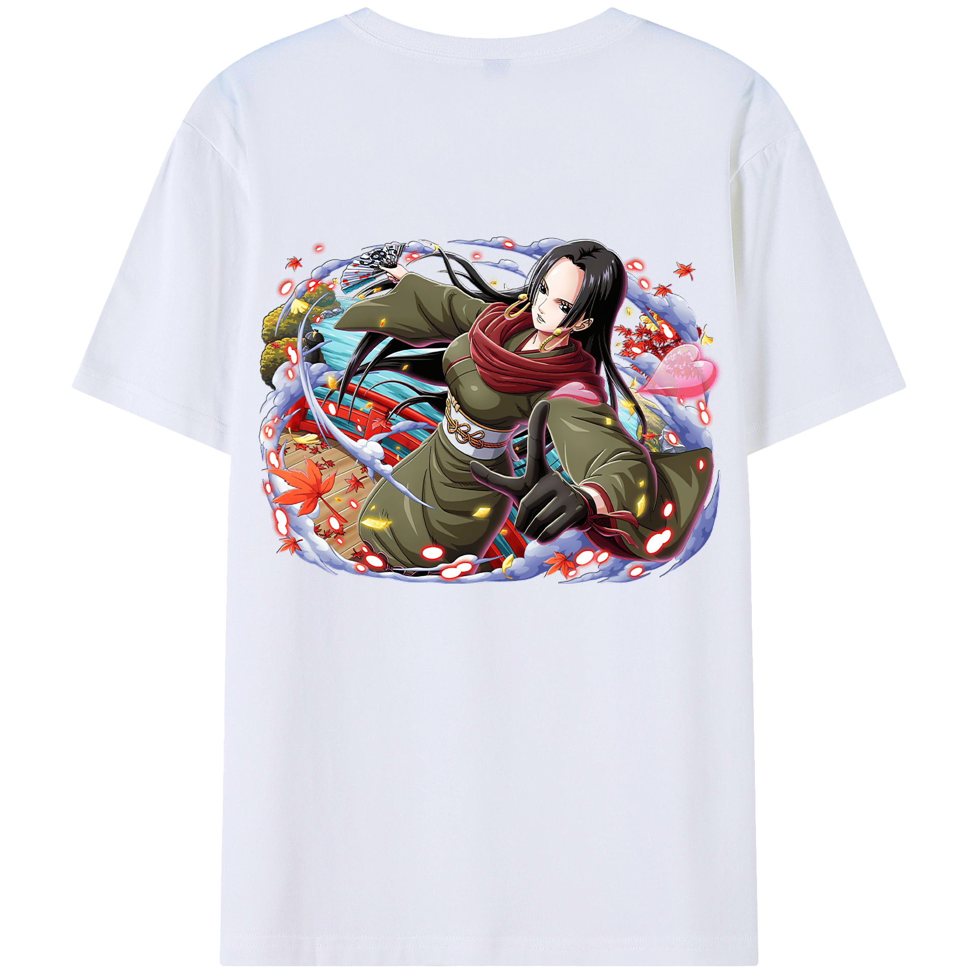 ワンピース ボア・ハンコック ONE PIECE Boa·Hancock レディース半袖Tシャツ(バックプリント)