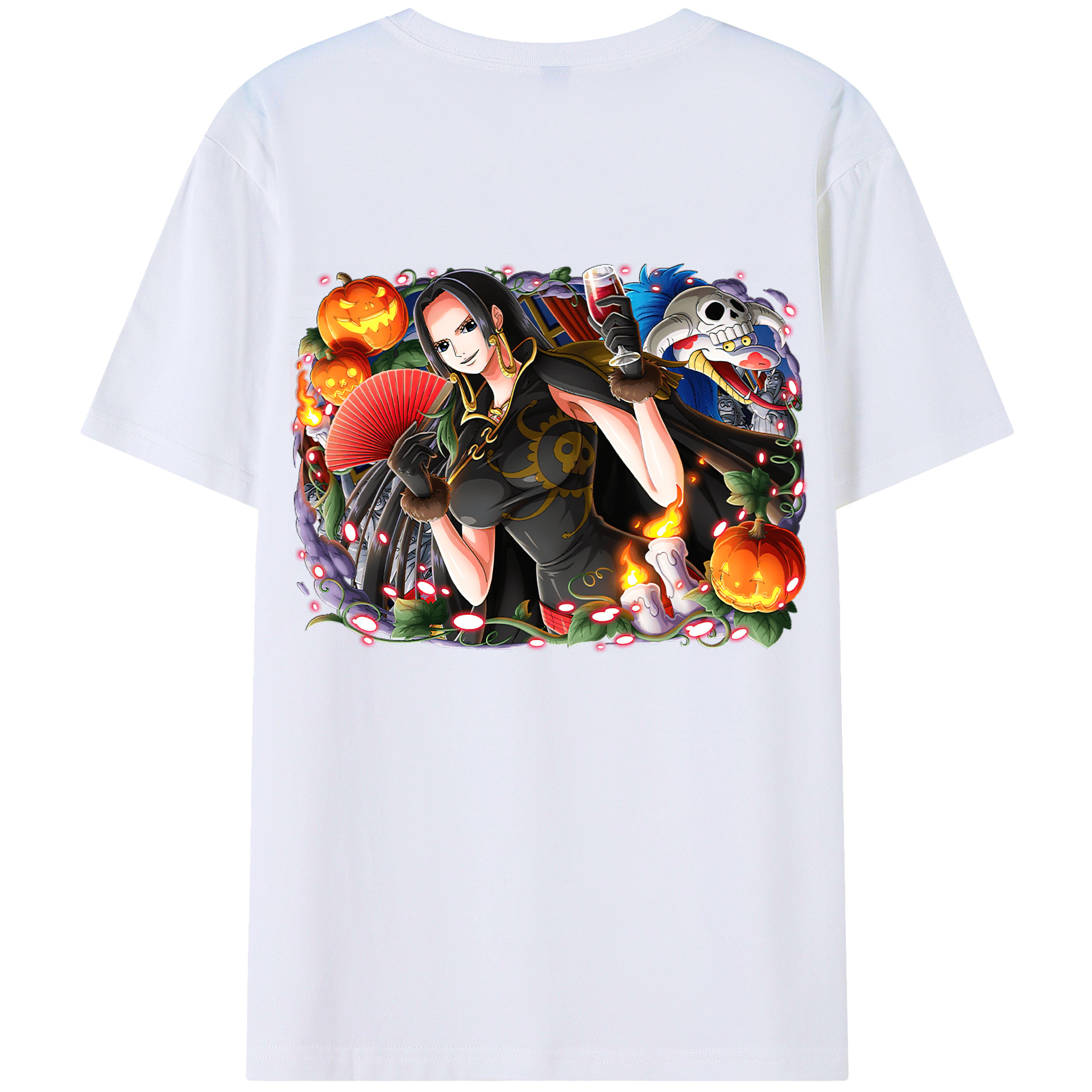 ワンピース ボア・ハンコック ONE PIECE Boa·Hancock レディース半袖Tシャツ(バックプリント)