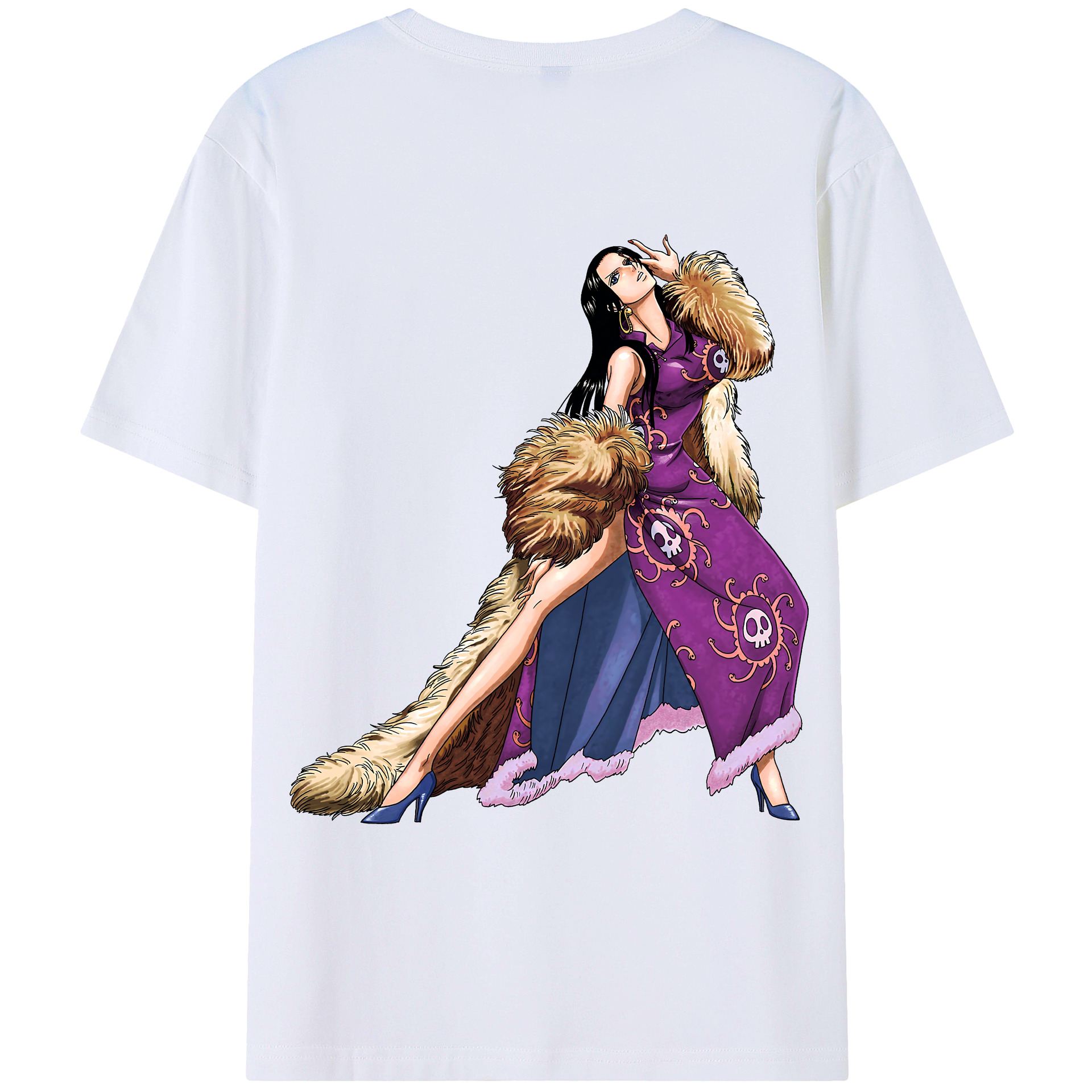ワンピース ボア・ハンコック ONE PIECE Boa·Hancock レディース半袖Tシャツ(バックプリント)