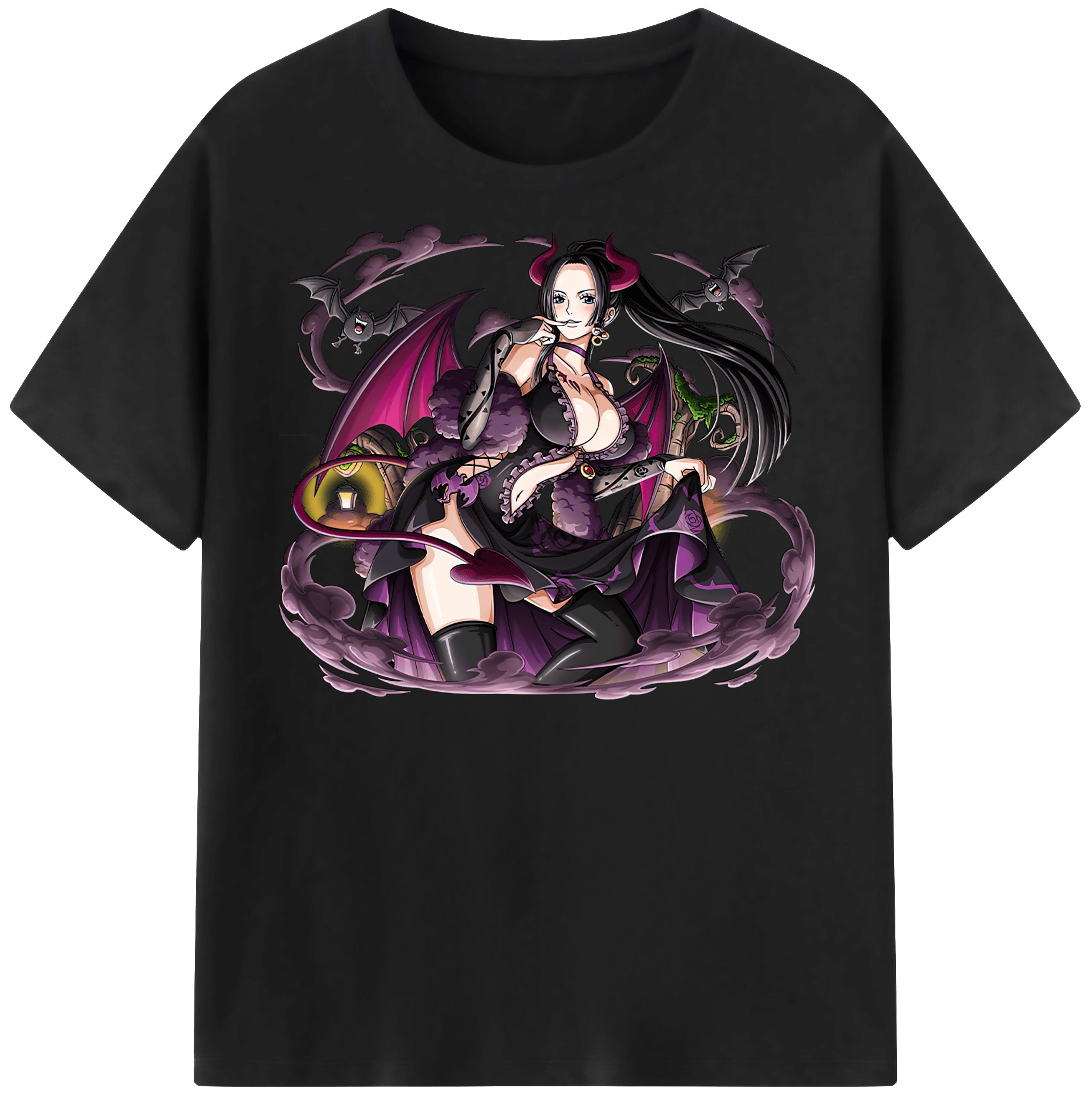 ワンピース ボア・ハンコック ONE PIECE Boa·Hancock レディースカジュアルプリントTシャツ（綿100％）
