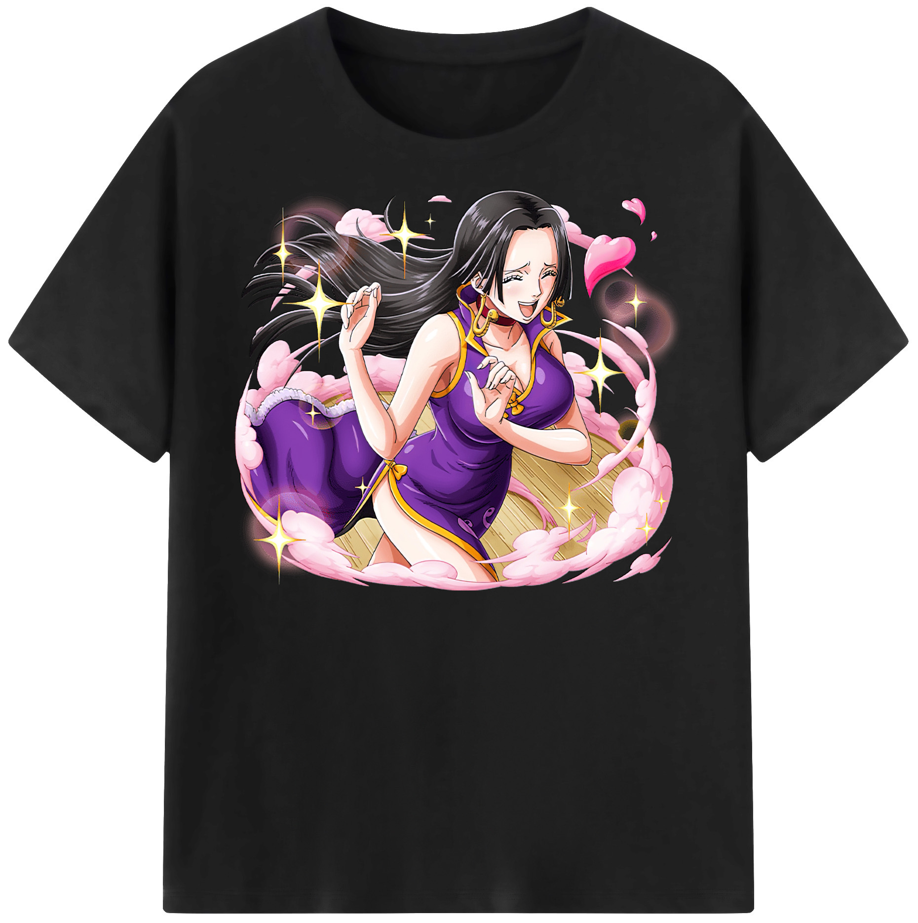 ワンピース ボア・ハンコック ONE PIECE Boa·Hancock レディースカジュアルプリントTシャツ（綿100％）