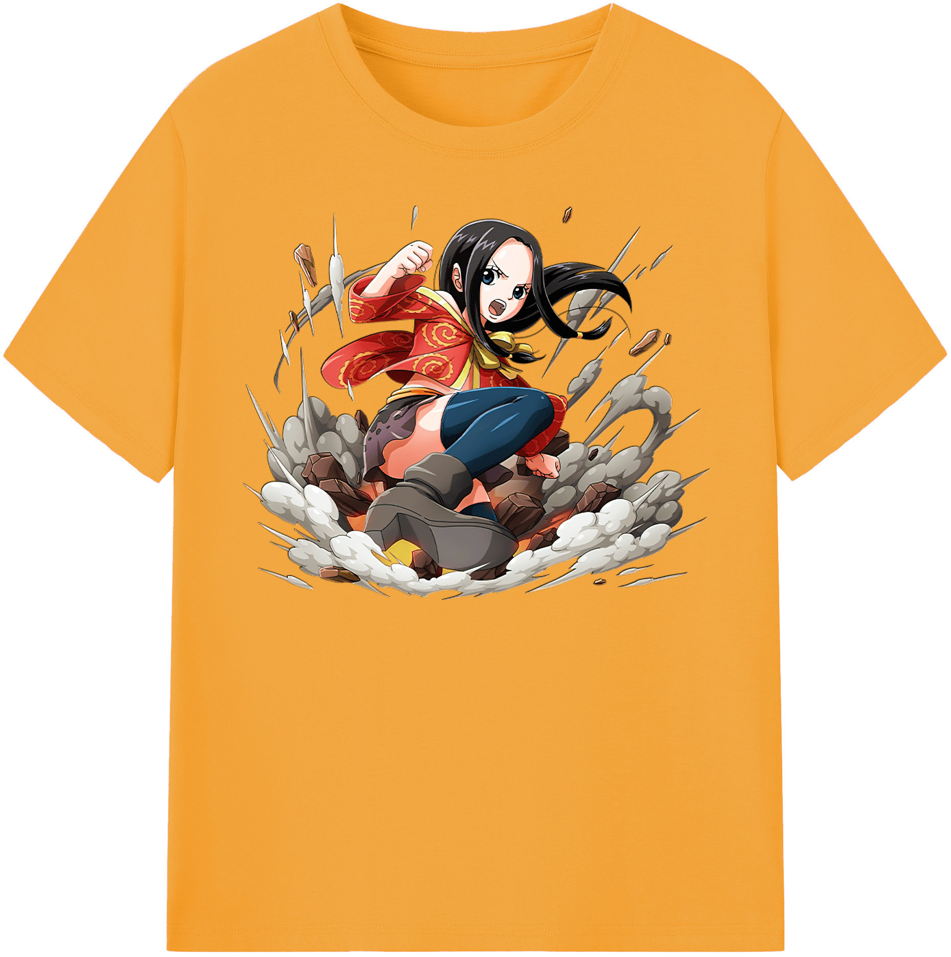 ワンピース ボア・ハンコック ONE PIECE Boa·Hancock レディースカジュアルプリントTシャツ（綿100％）
