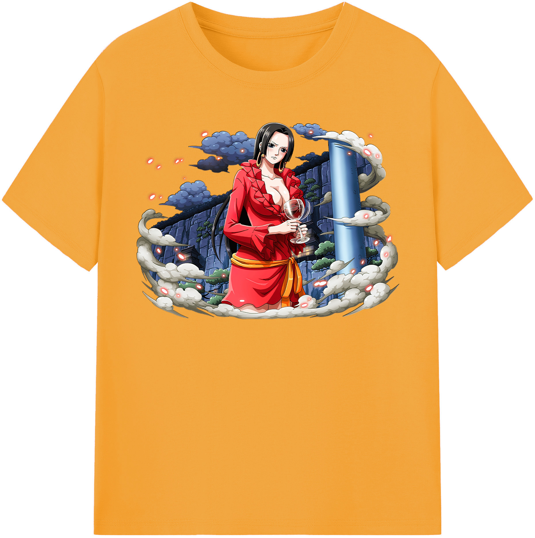 ワンピース ボア・ハンコック ONE PIECE Boa·Hancock レディースカジュアルプリントTシャツ（綿100％）
