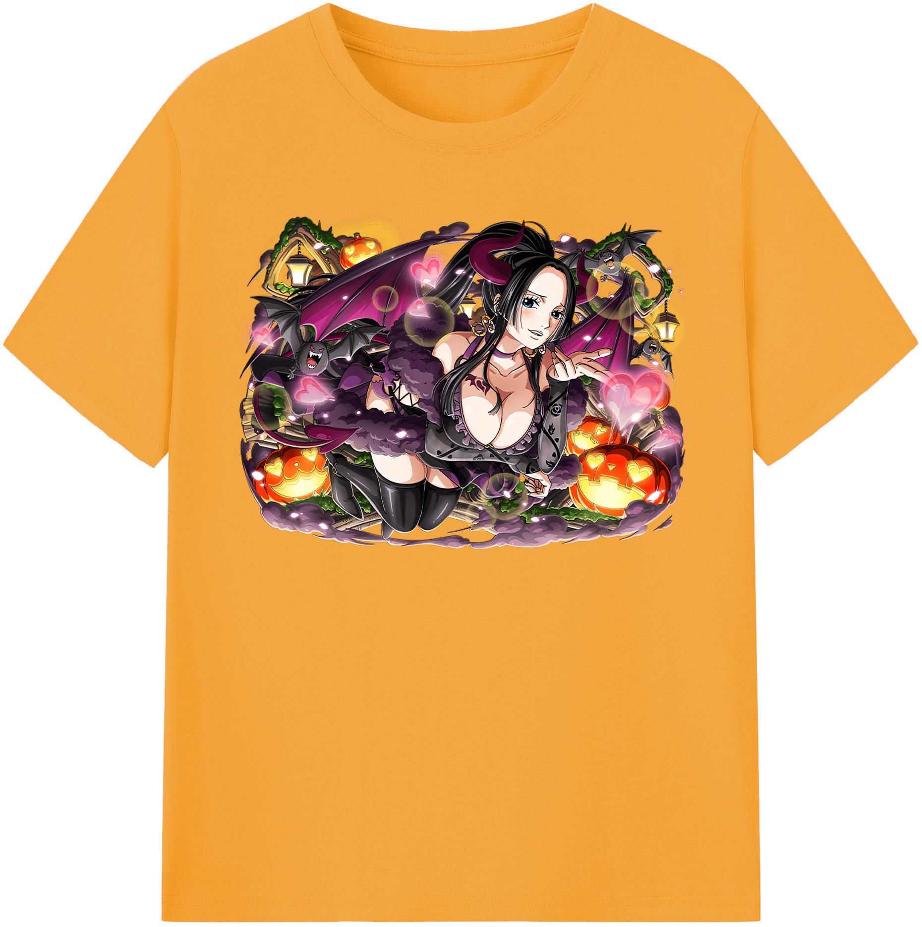 ワンピース ボア・ハンコック ONE PIECE Boa·Hancock レディースカジュアルプリントTシャツ（綿100％）