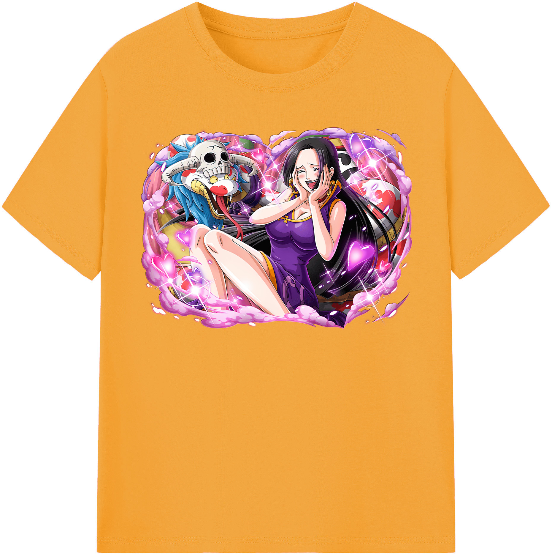 ワンピース ボア・ハンコック ONE PIECE Boa·Hancock レディースカジュアルプリントTシャツ（綿100％）