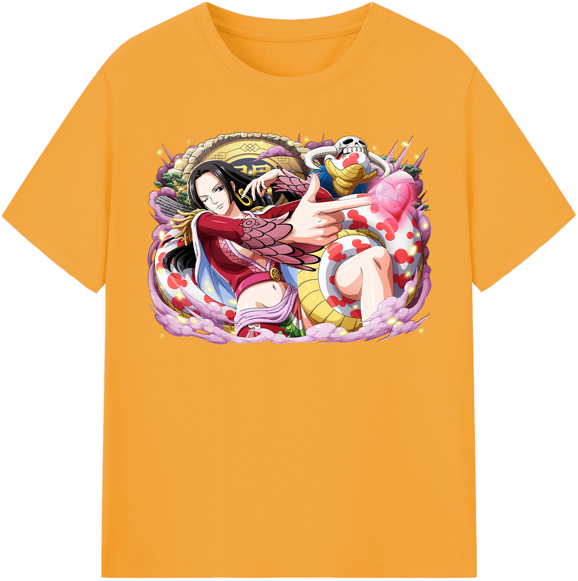 ワンピース ボア・ハンコック ONE PIECE Boa·Hancock レディースカジュアルプリントTシャツ（綿100％）