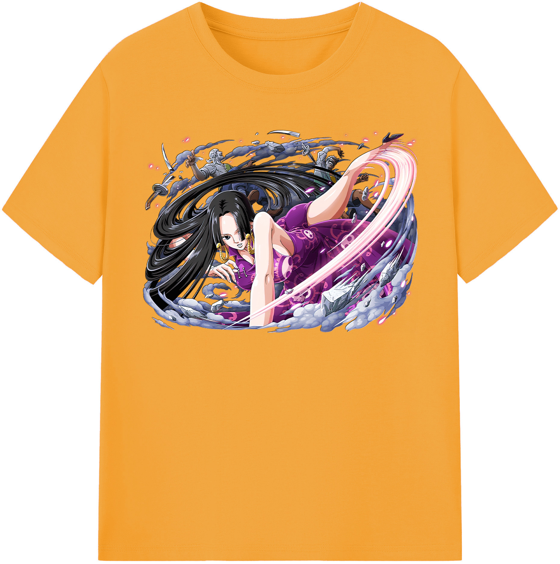 ワンピース ボア・ハンコック ONE PIECE Boa·Hancock レディースカジュアルプリントTシャツ（綿100％）