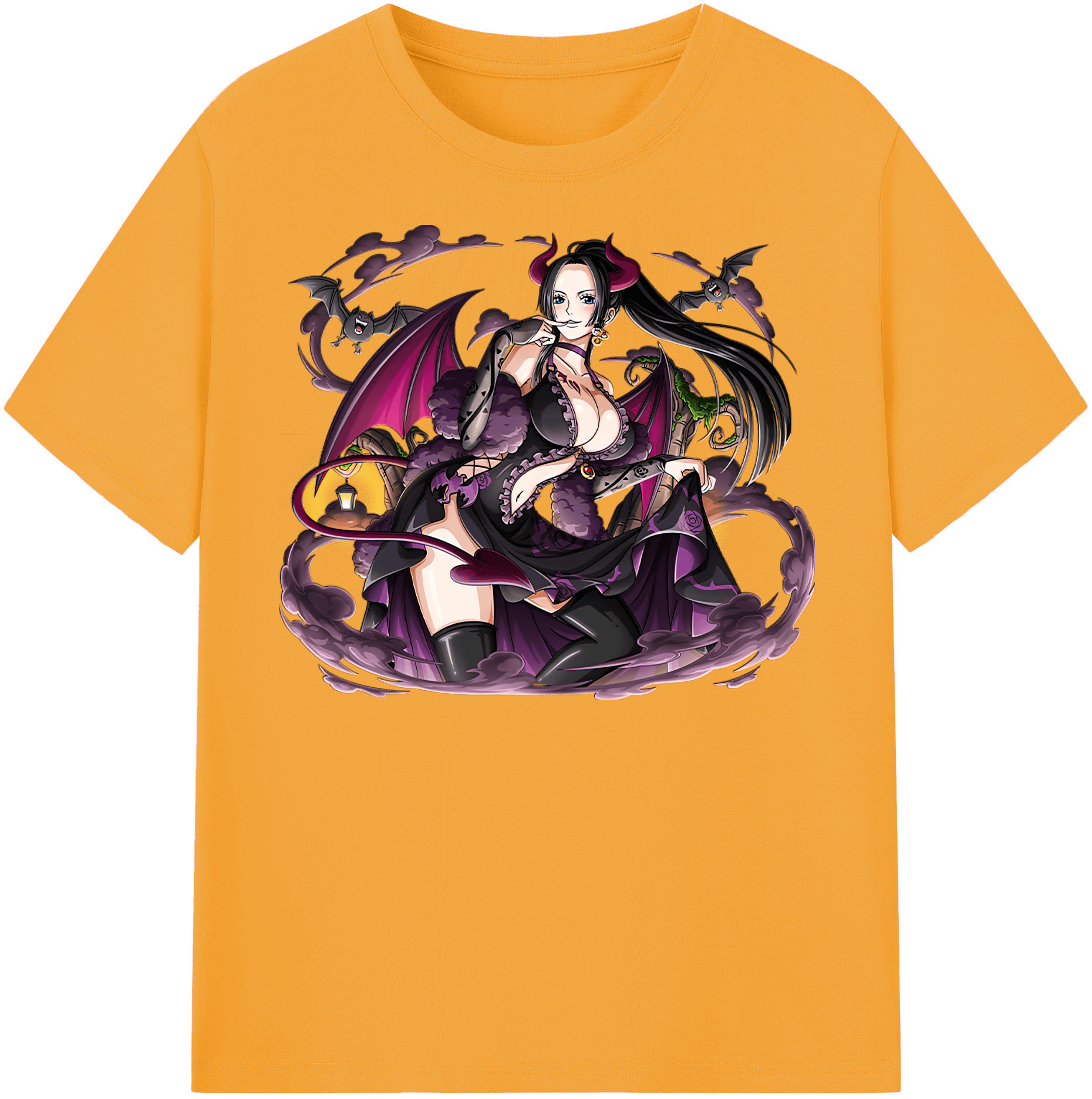 ワンピース ボア・ハンコック ONE PIECE Boa·Hancock レディースカジュアルプリントTシャツ（綿100％）
