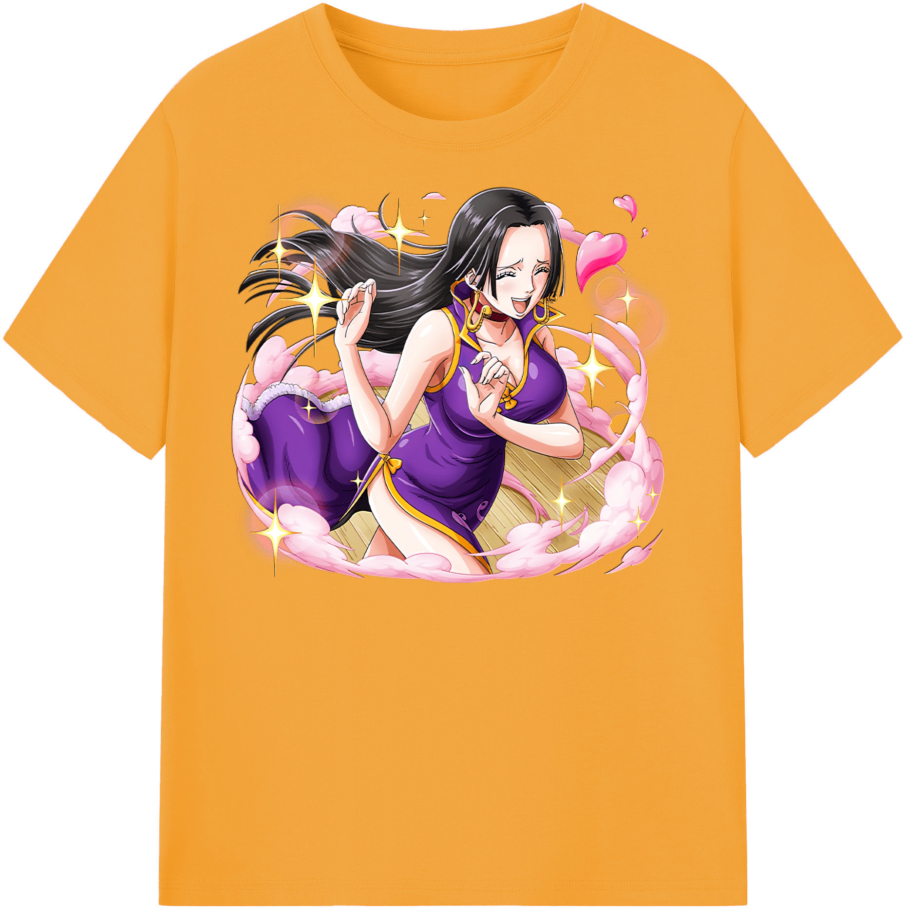 ワンピース ボア・ハンコック ONE PIECE Boa·Hancock レディースカジュアルプリントTシャツ（綿100％）