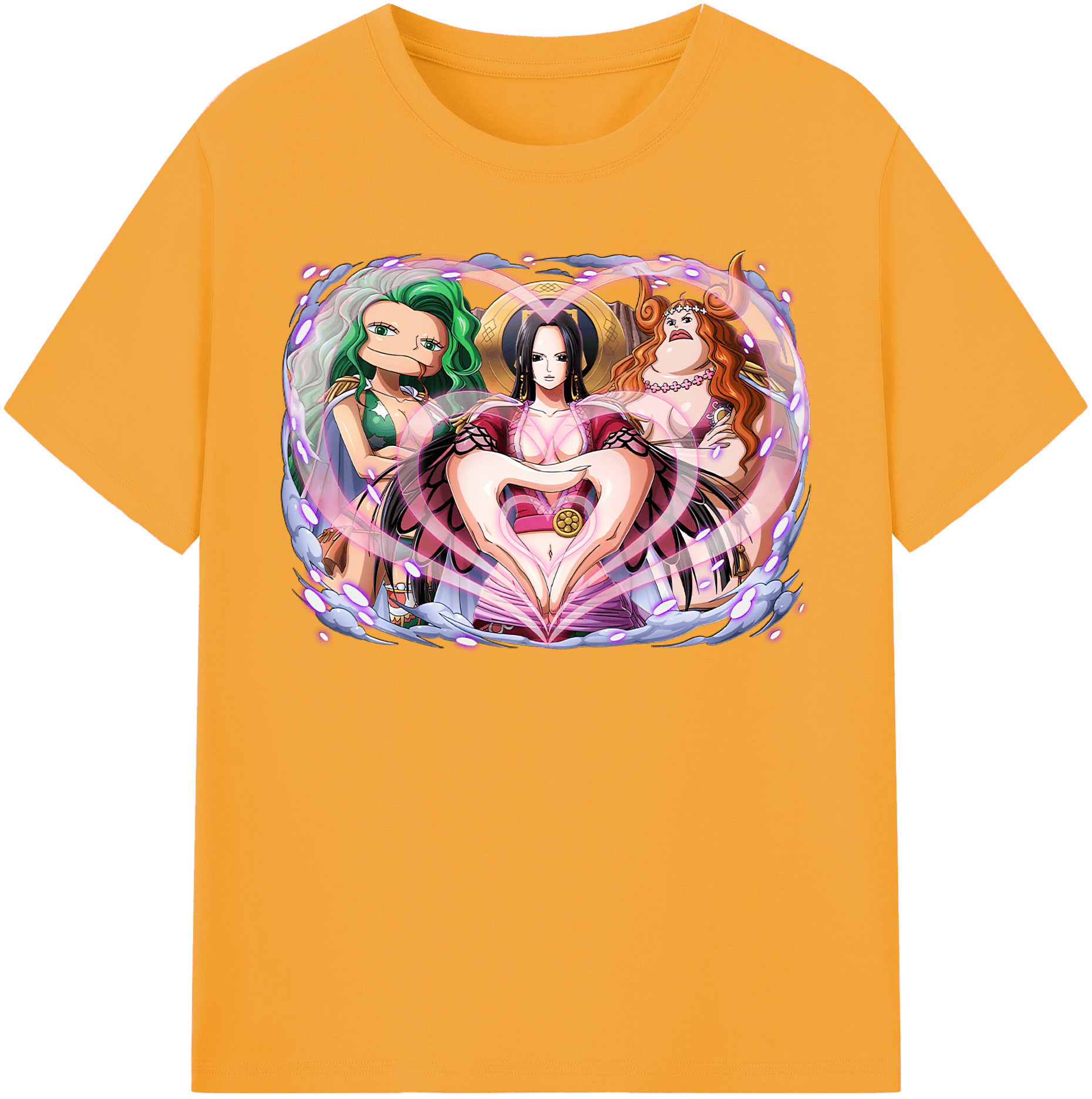 ワンピース ボア・ハンコック ONE PIECE Boa·Hancock レディースカジュアルプリントTシャツ（綿100％）