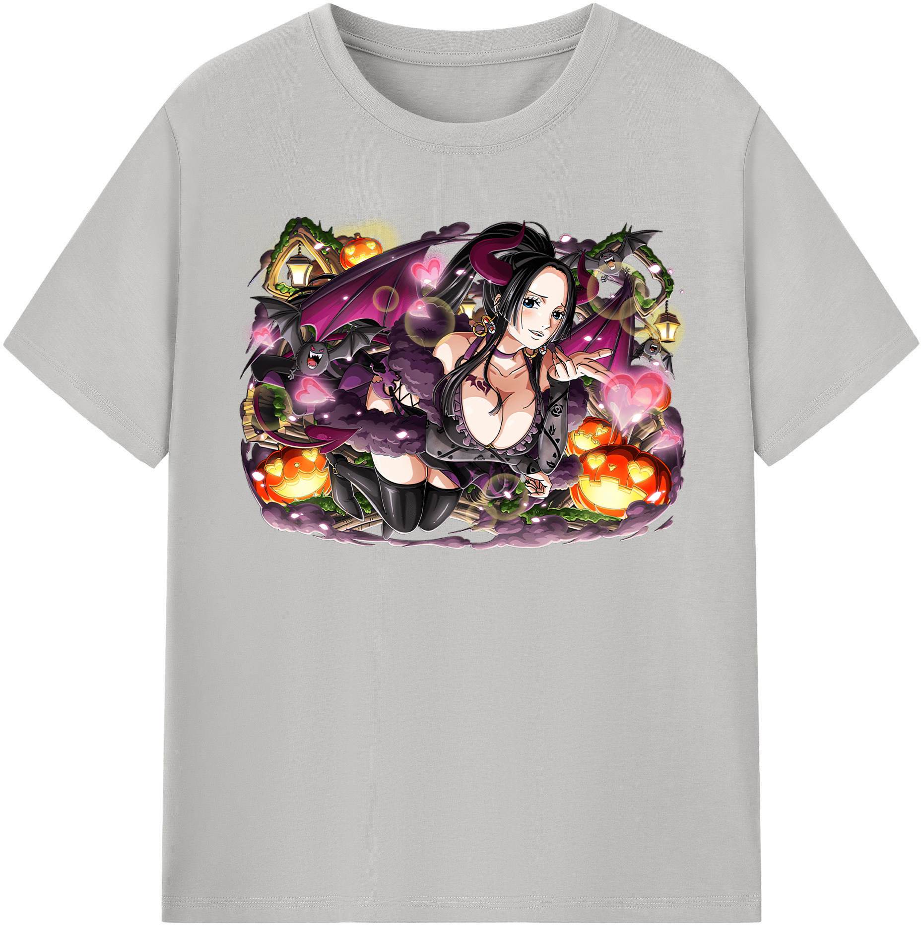 ワンピース ボア・ハンコック ONE PIECE Boa·Hancock レディースカジュアルプリントTシャツ（綿100％）