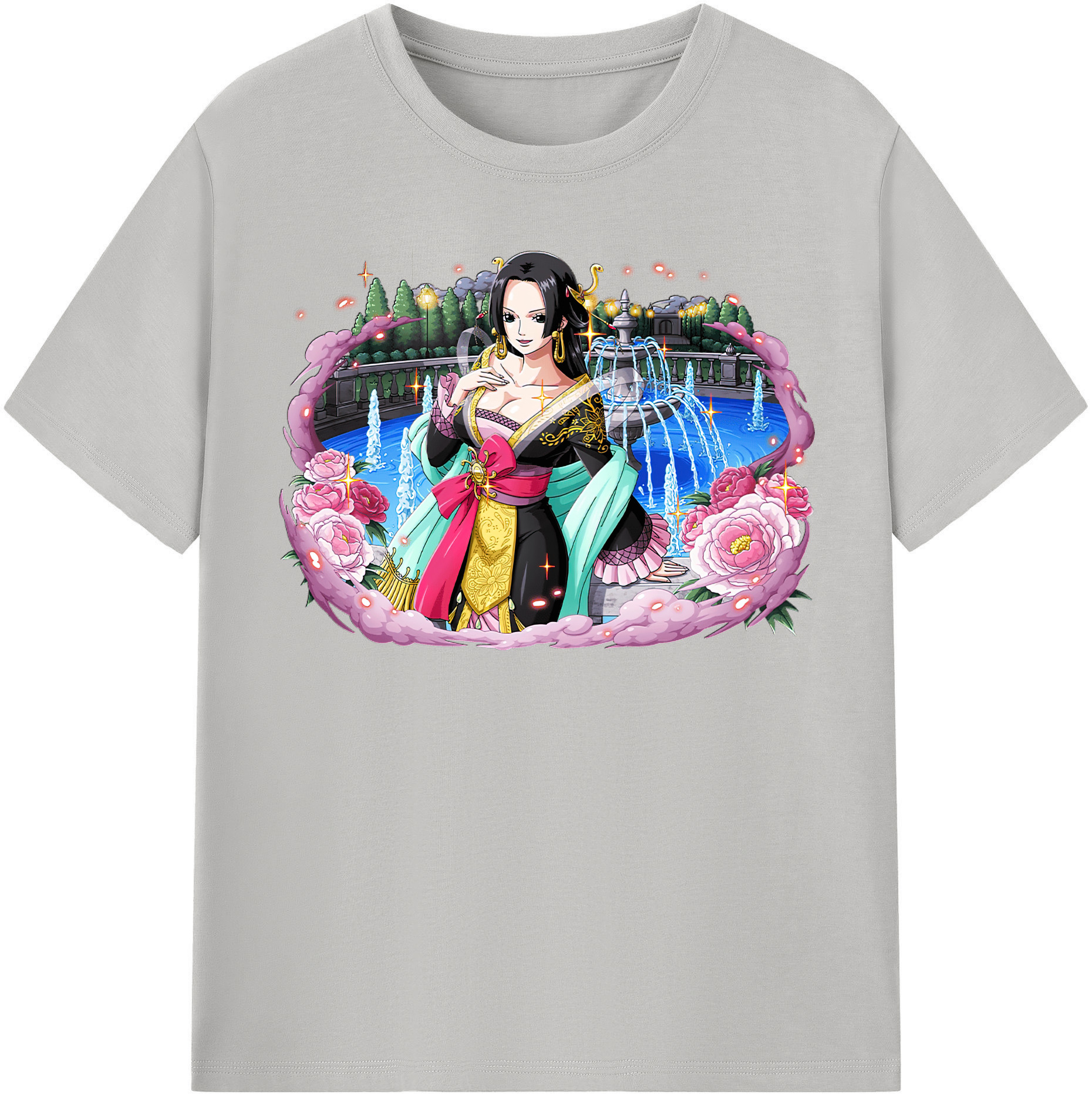 ワンピース ボア・ハンコック ONE PIECE Boa·Hancock レディースカジュアルプリントTシャツ（綿100％）