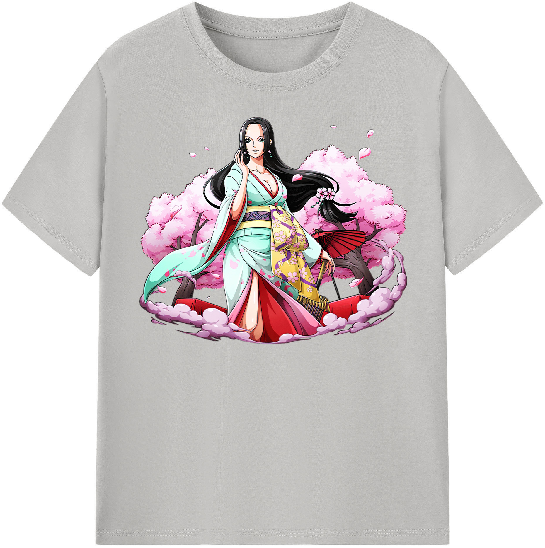 ワンピース ボア・ハンコック ONE PIECE Boa·Hancock レディースカジュアルプリントTシャツ（綿100％）
