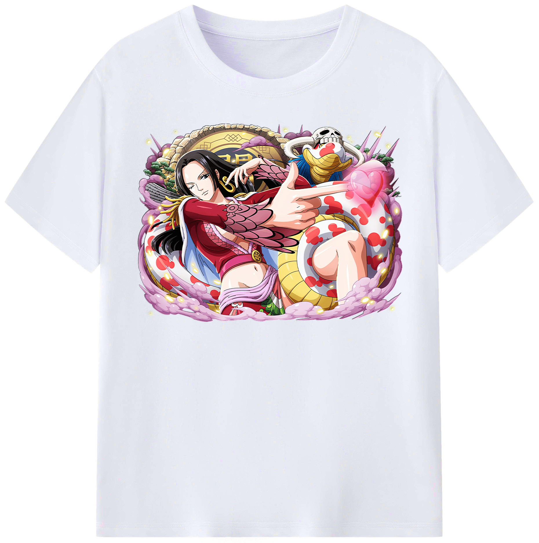 ワンピース ボア・ハンコック ONE PIECE Boa·Hancock レディースカジュアルプリントTシャツ（綿100％）