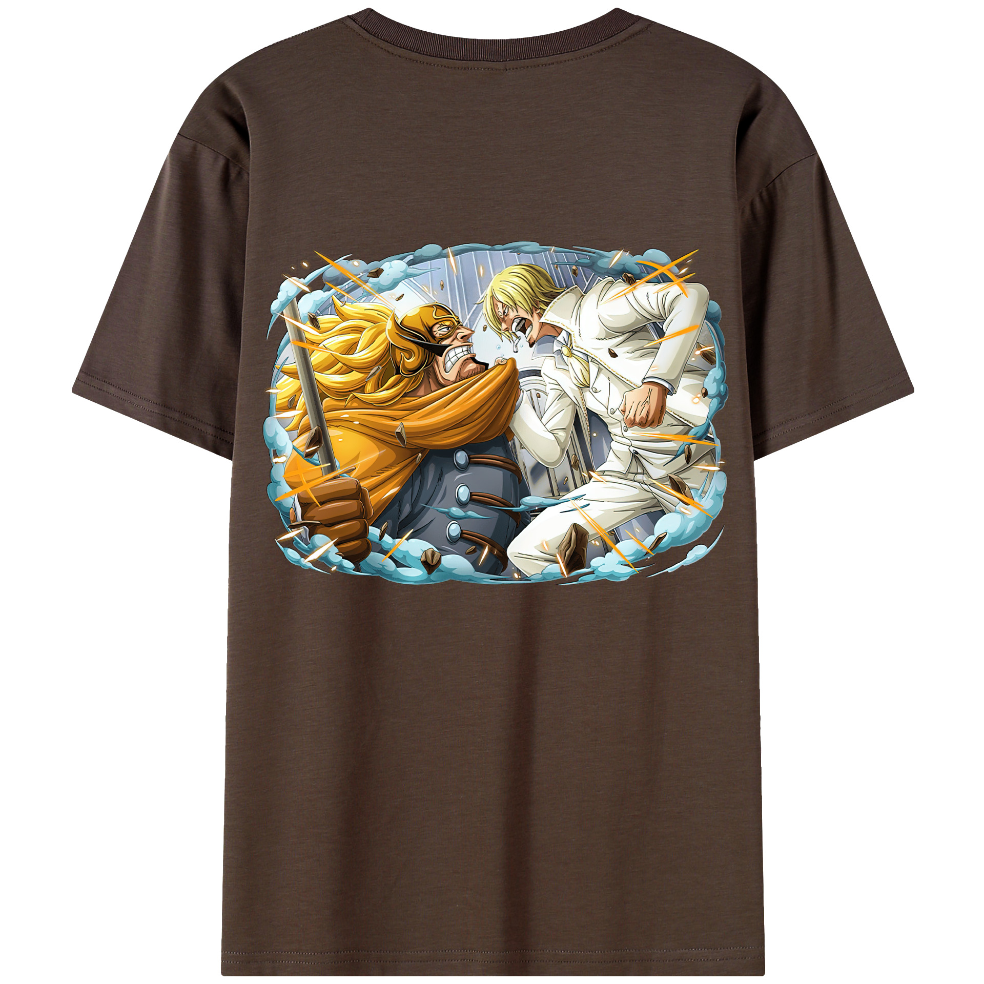 ワンピース サンジ ONE PIECE Sanji 綿100％半袖Tシャツ（背面プリント）