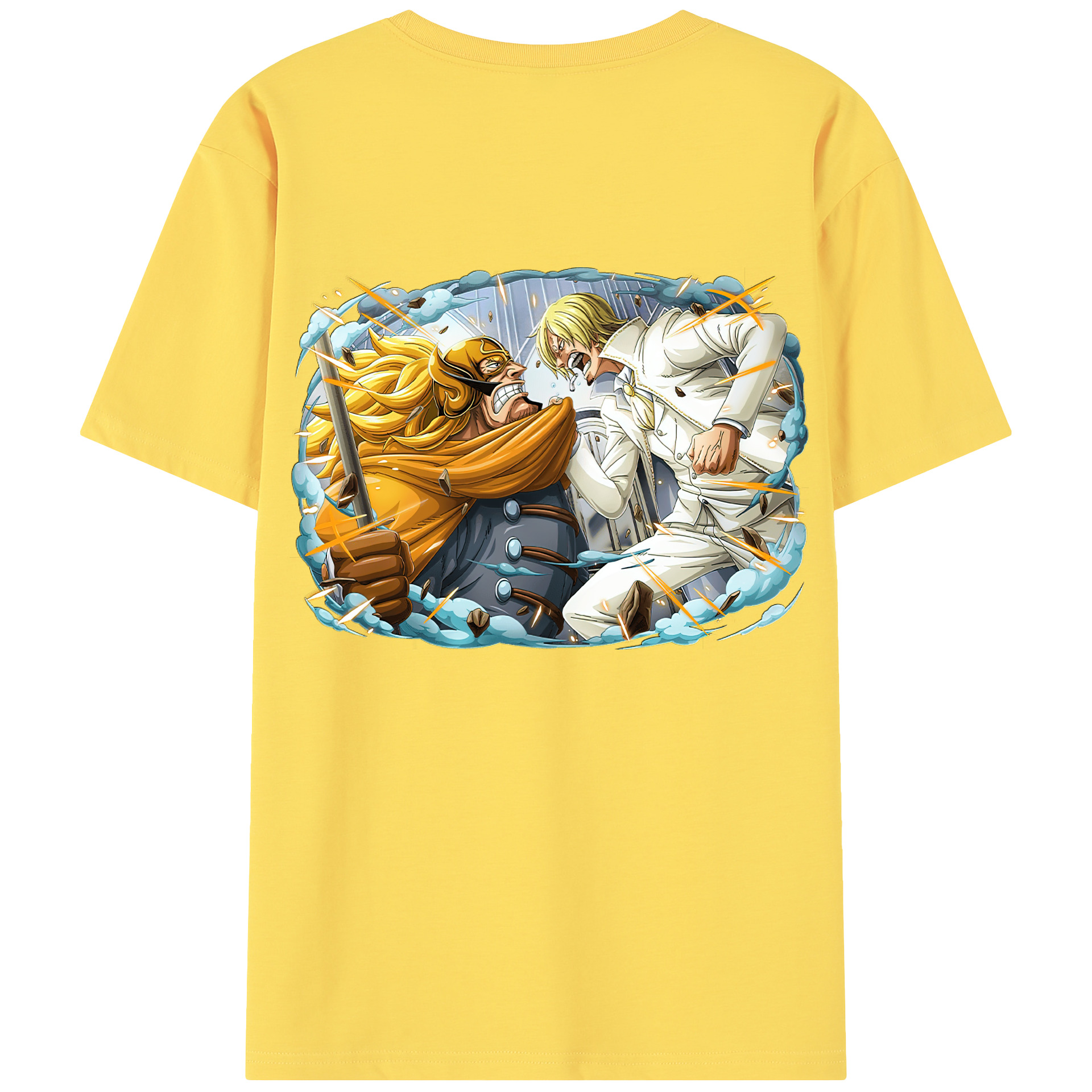 ワンピース サンジ ONE PIECE Sanji 綿100％半袖Tシャツ（背面プリント）