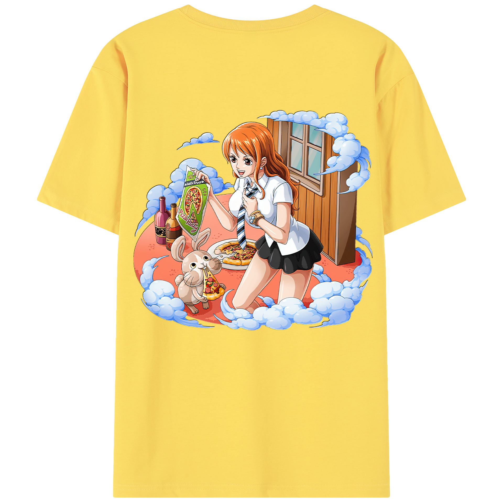 ワンピース ナミ ONE PIECE Nami 綿100％半袖Tシャツ（背面プリント）