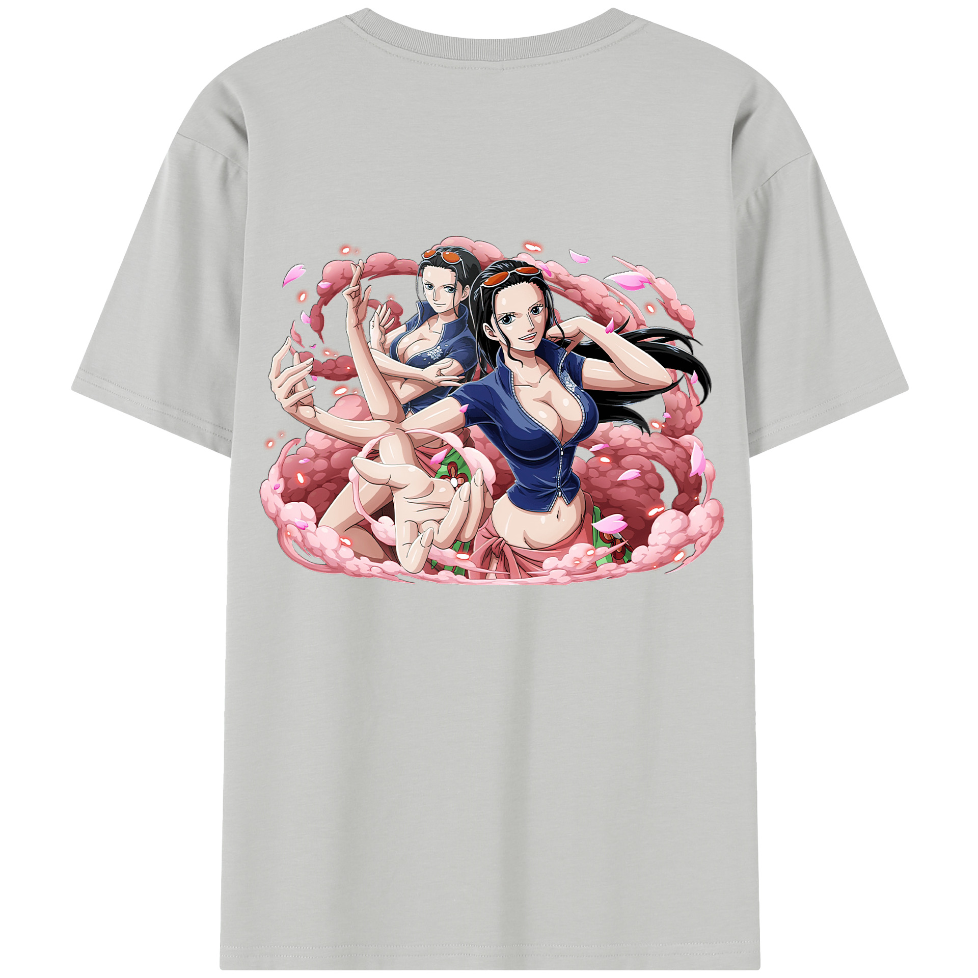 （画像用） ワンピース ニコ・ロビン ONE PIECE Nico Robin 綿100％半袖Tシャツ（背面プリント）