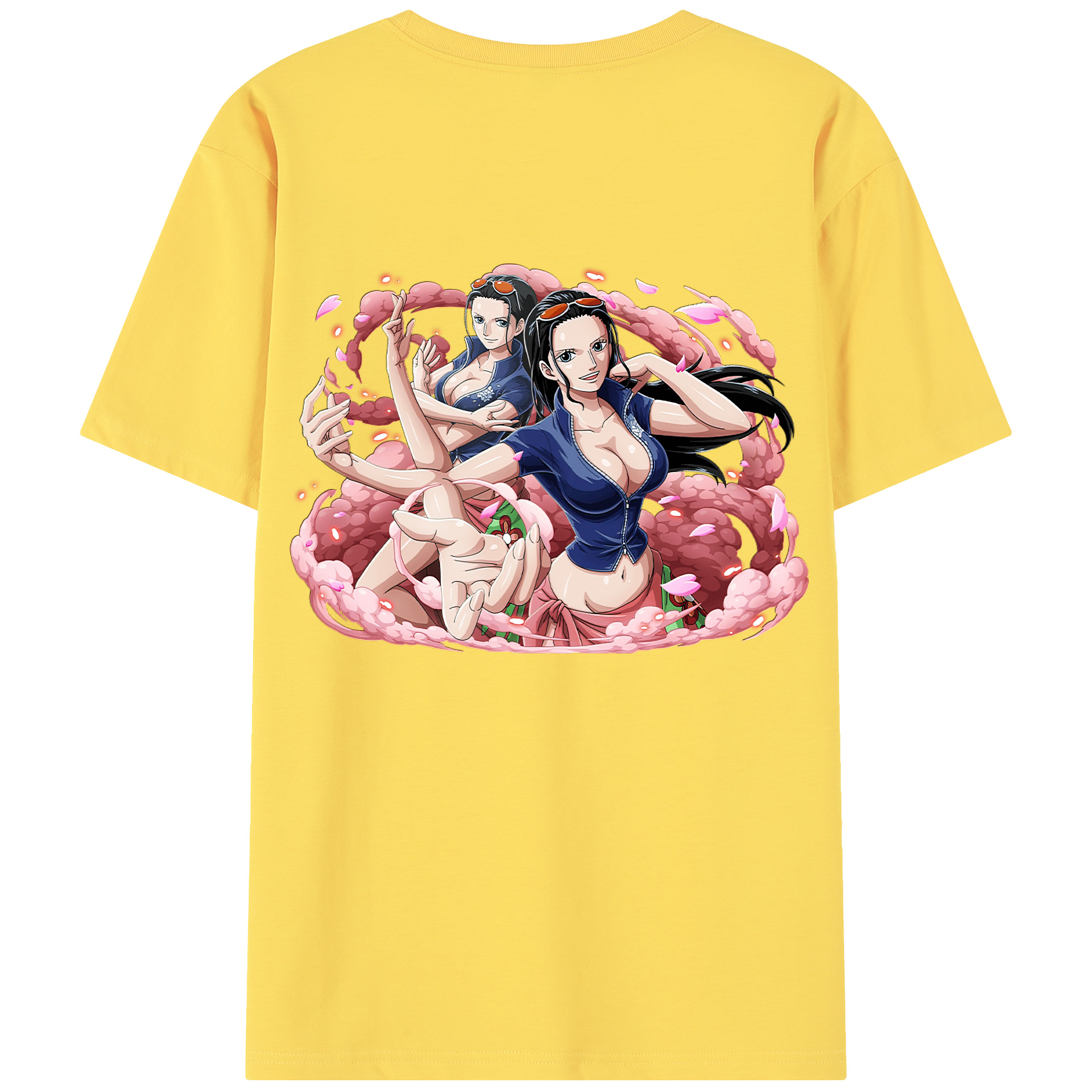 （画像用） ワンピース ニコ・ロビン ONE PIECE Nico Robin 綿100％半袖Tシャツ（背面プリント）
