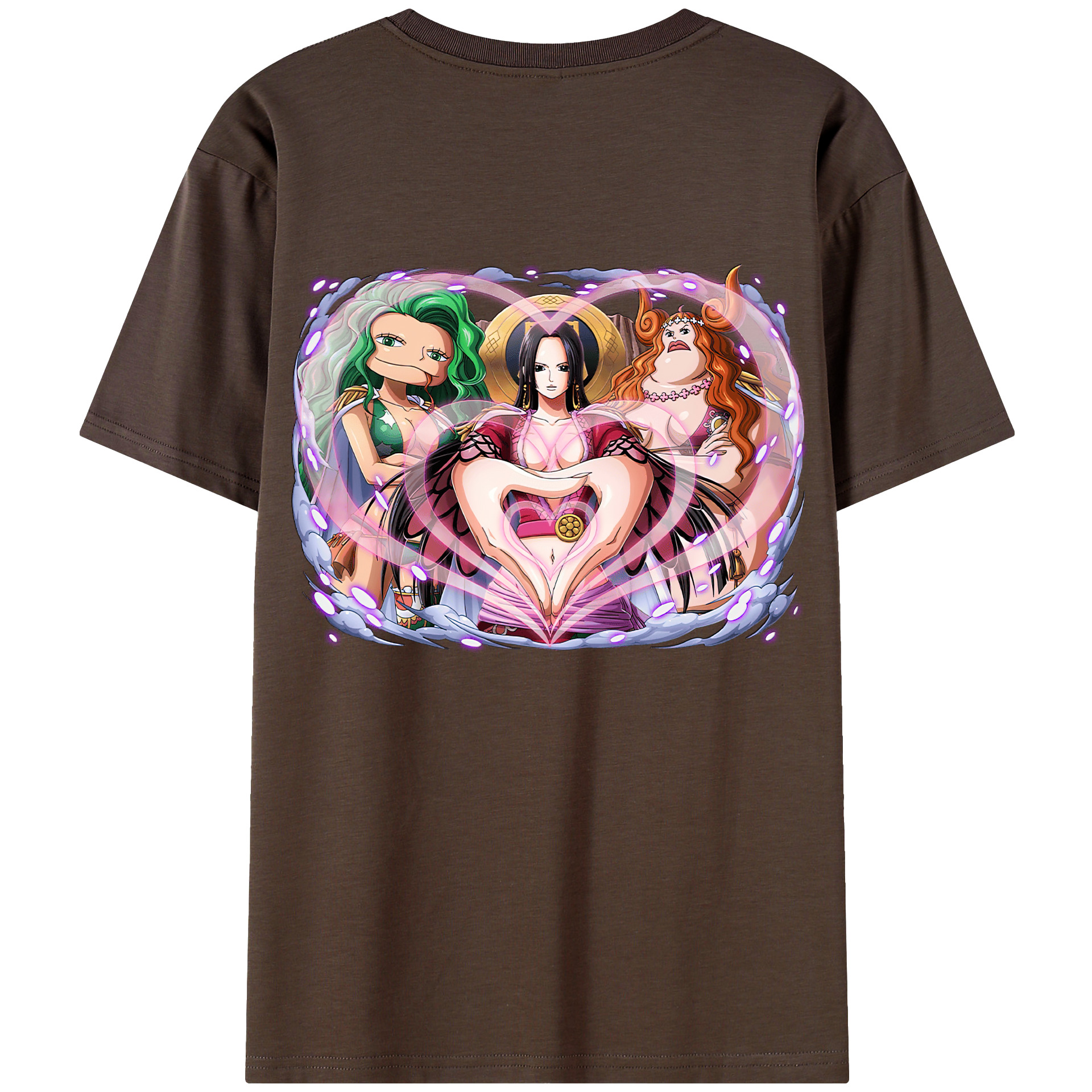 ワンピース ボア・ハンコック ONE PIECE Boa·Hancock 綿100％半袖Tシャツ（背面プリント）