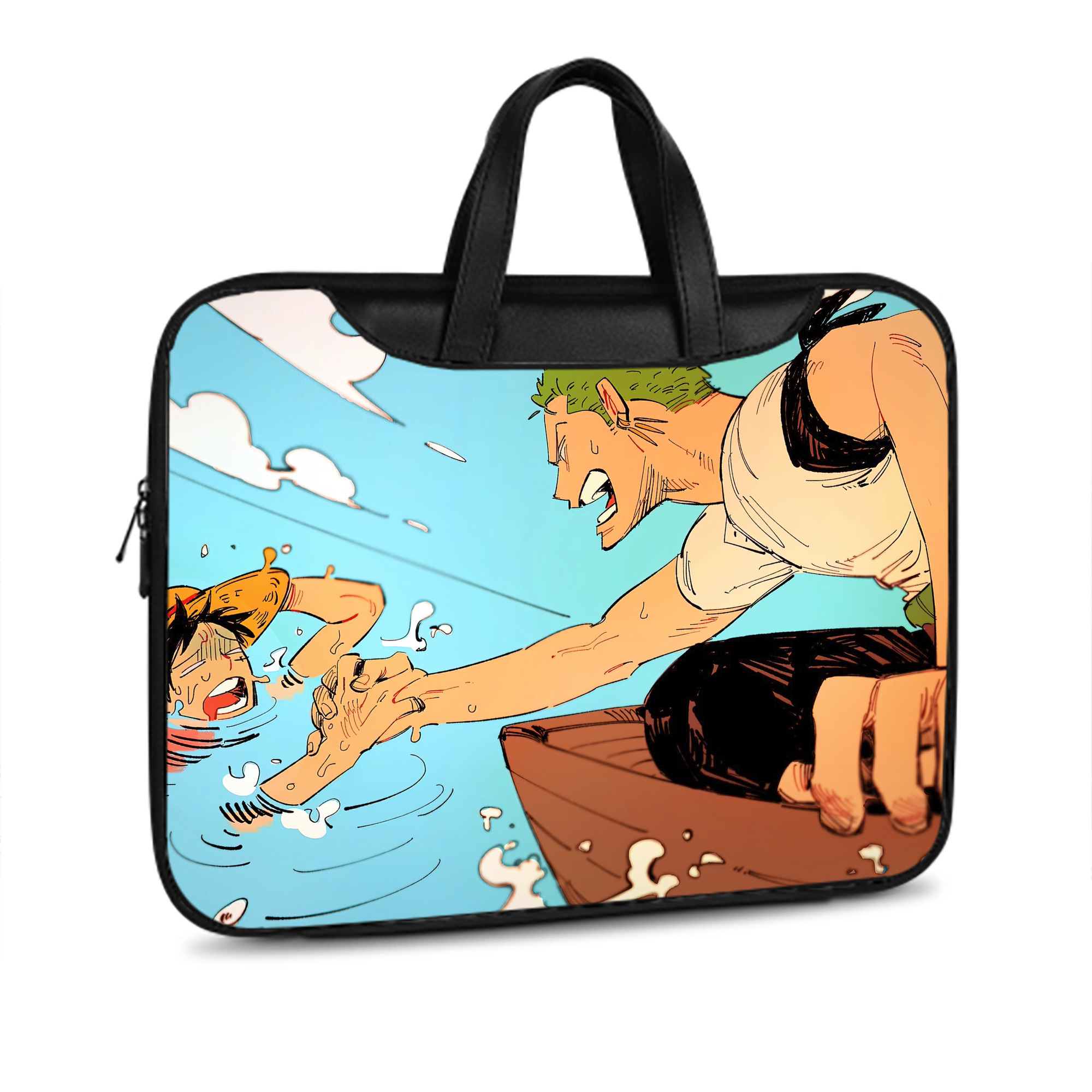 ワンピース ONE PIECE レザーラップトップバッグ　ノートパソコンケース