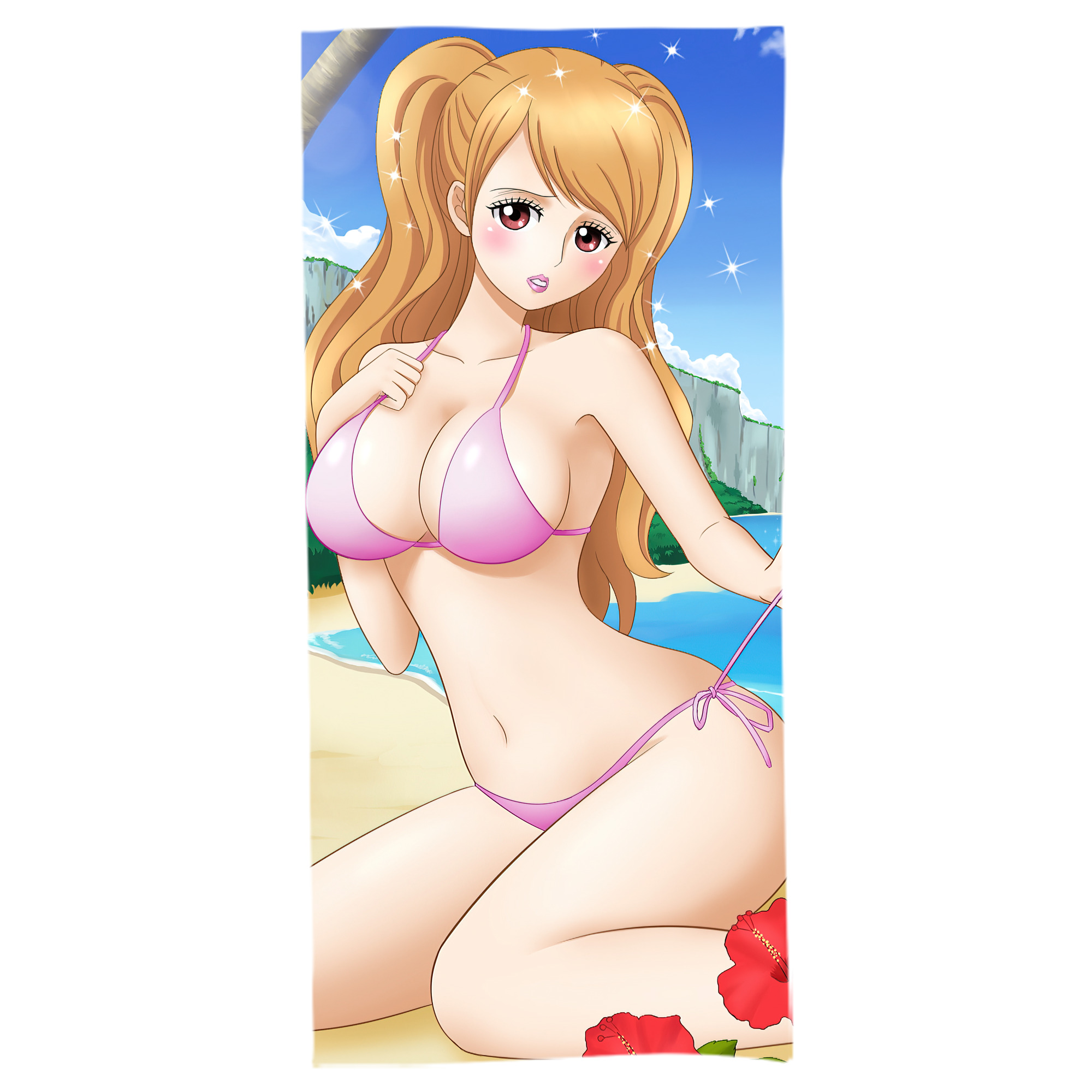 （画像用） ワンピース ONE PIECE 大判バスタオル 70×140cm 吸水速乾 柔らかい肌触り