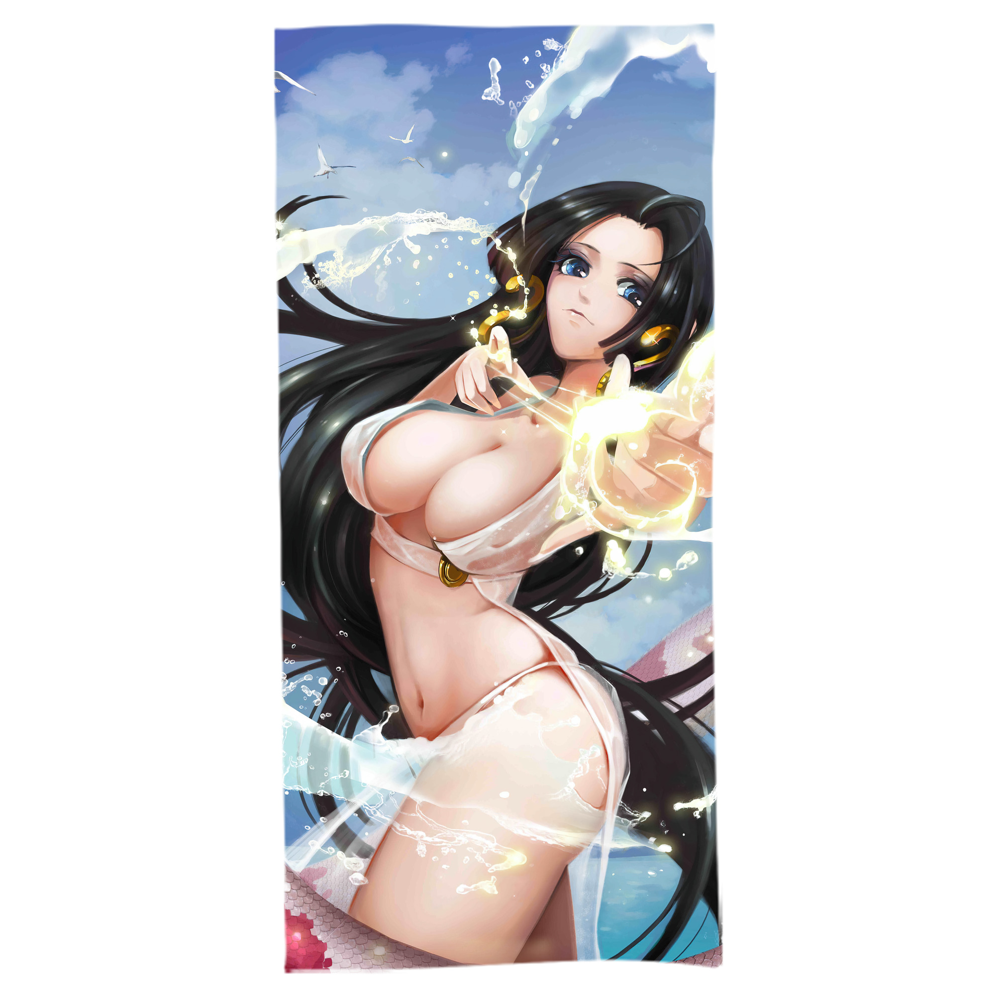 （画像用） ワンピース ONE PIECE 大判バスタオル 70×140cm 吸水速乾 柔らかい肌触り