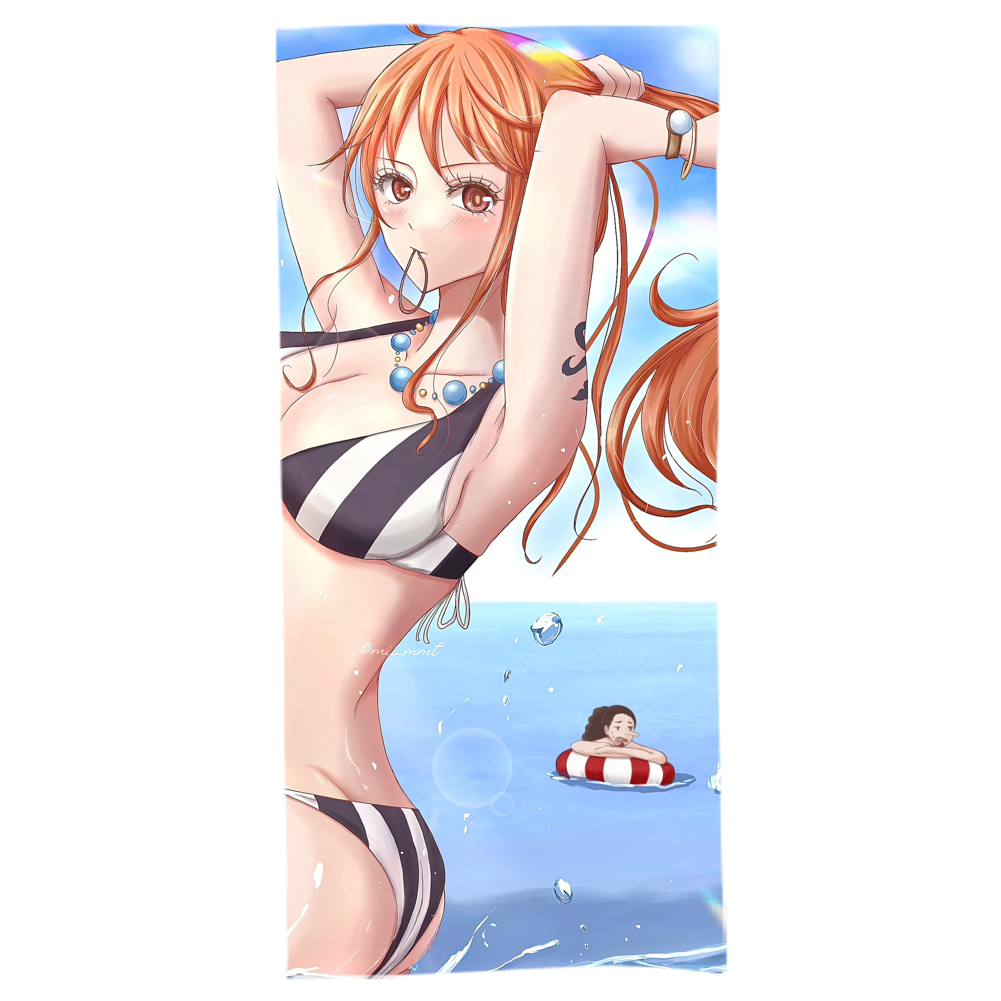 （画像用） ワンピース ONE PIECE 大判バスタオル 70×140cm 吸水速乾 柔らかい肌触り