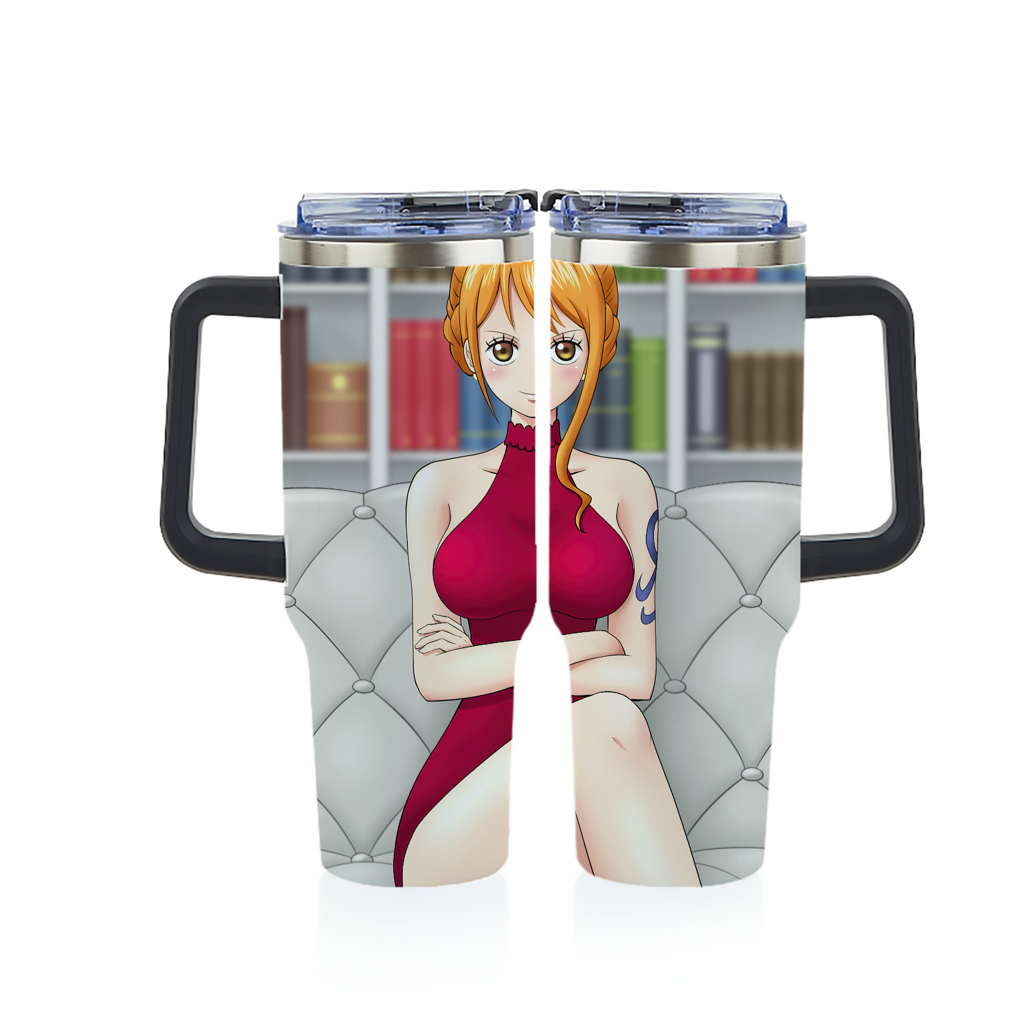 （画像用） ワンピース ONE PIECE 1200ｍLフルプリント車用タンブラー