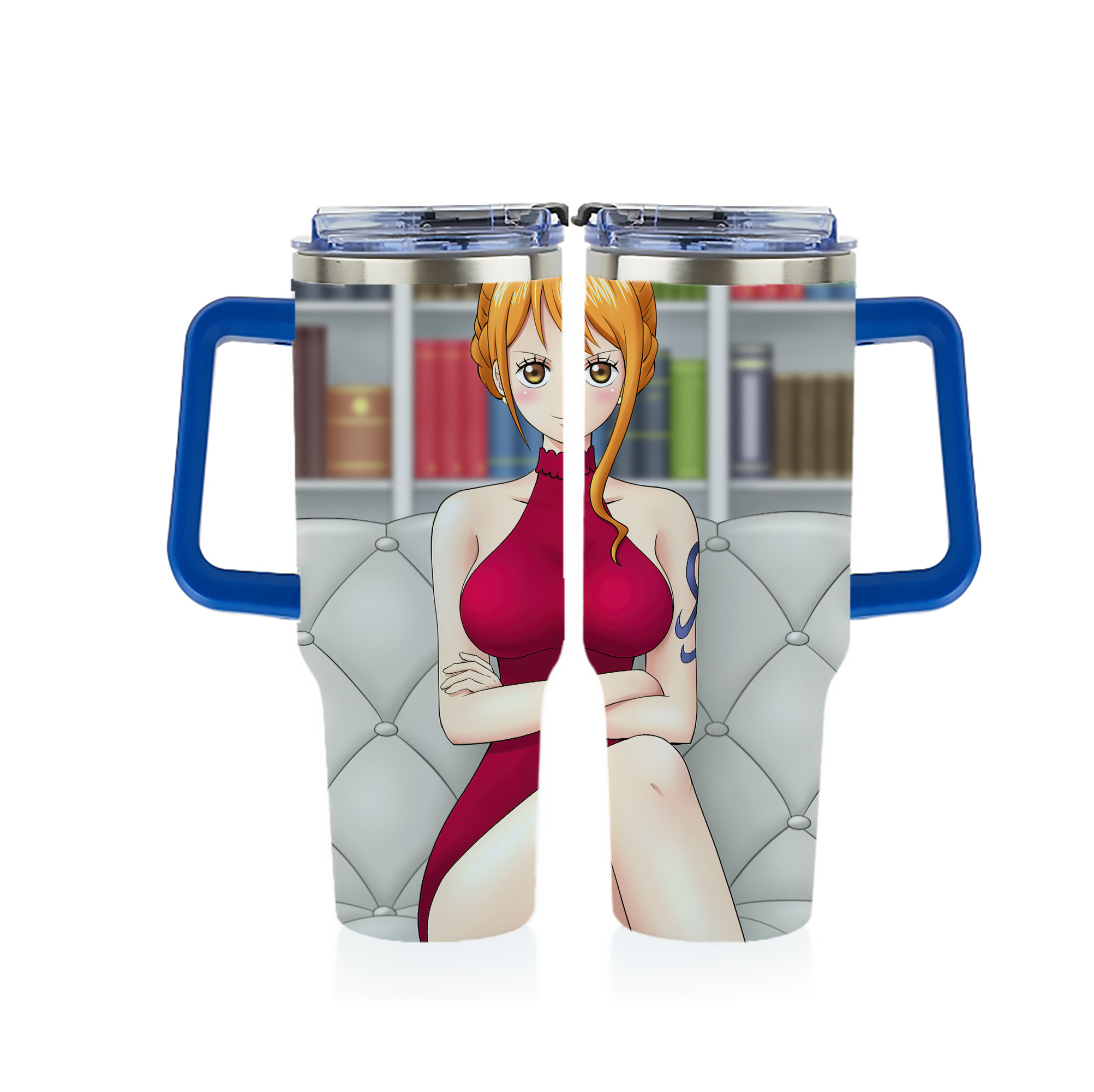 （画像用） ワンピース ONE PIECE 1200ｍLフルプリント車用タンブラー