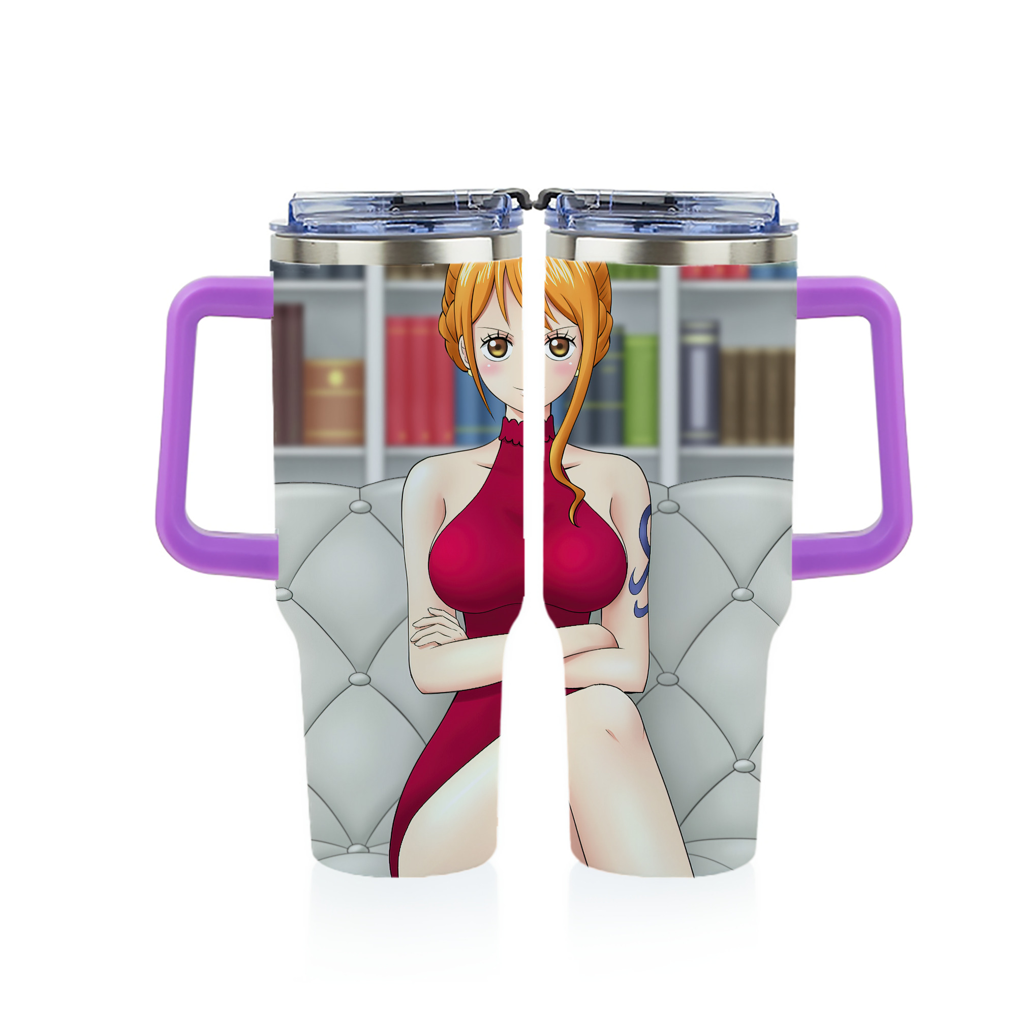 （画像用） ワンピース ONE PIECE 1200ｍLフルプリント車用タンブラー