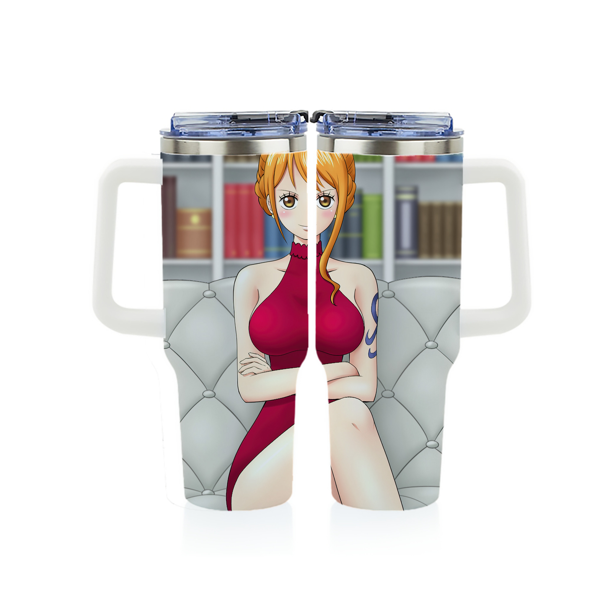 （画像用） ワンピース ONE PIECE 1200ｍLフルプリント車用タンブラー