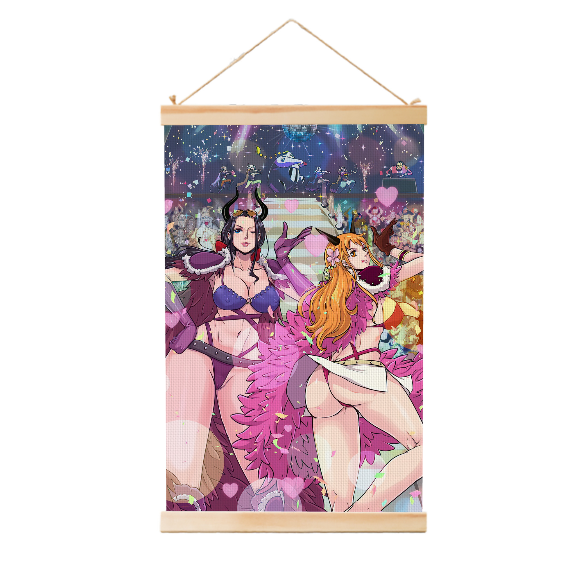 ワンピース ONE PIECE 木製軸タペストリー
