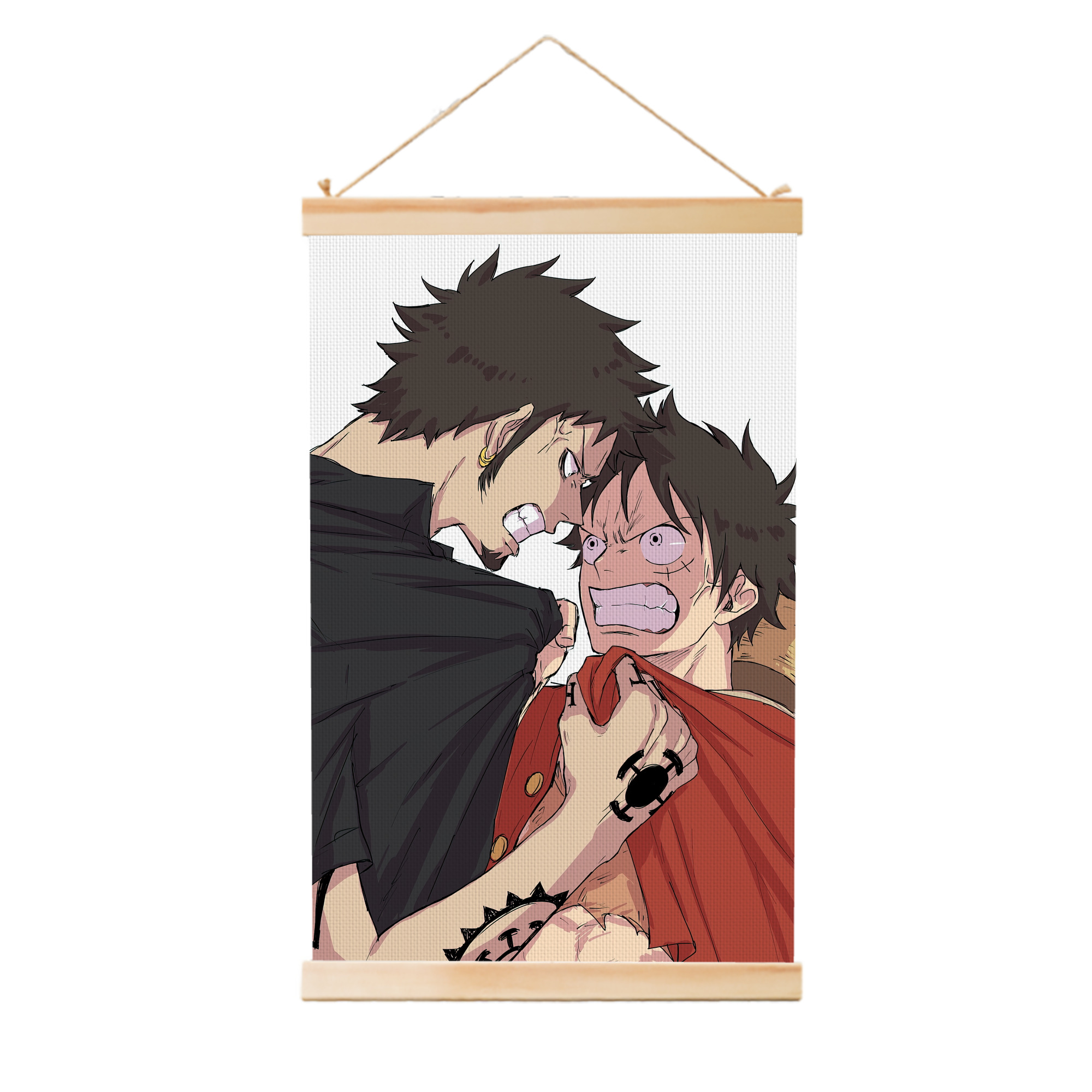（画像用） ワンピース ONE PIECE 木製軸タペストリー