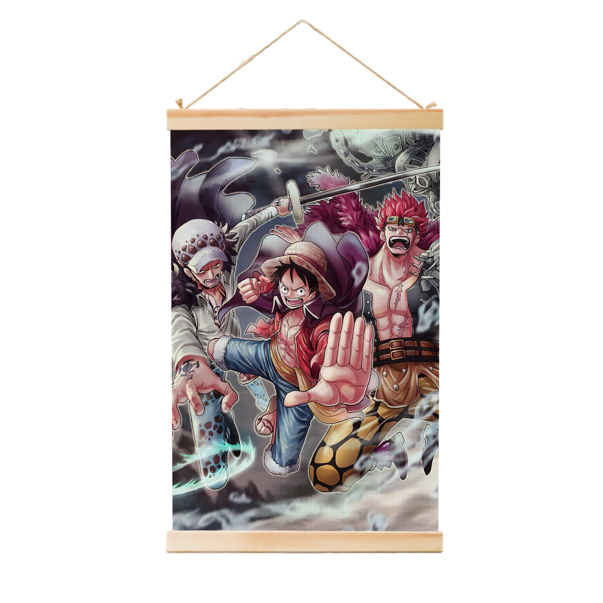 （画像用） ワンピース ONE PIECE 木製軸タペストリー
