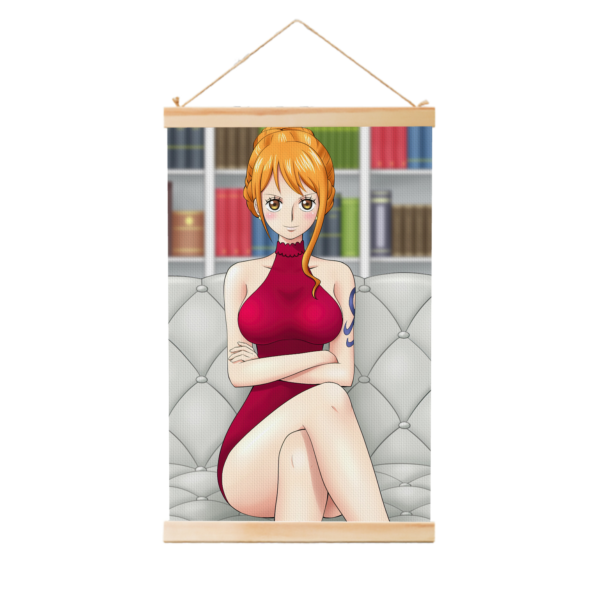 ワンピース ONE PIECE 木製軸タペストリー