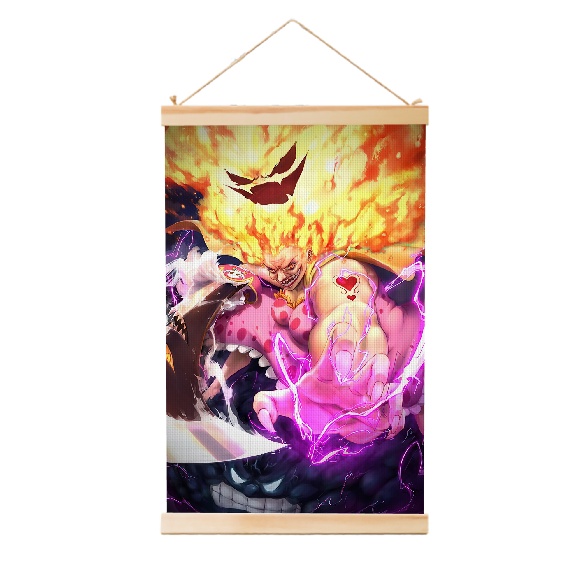 ワンピース ONE PIECE 木製軸タペストリー