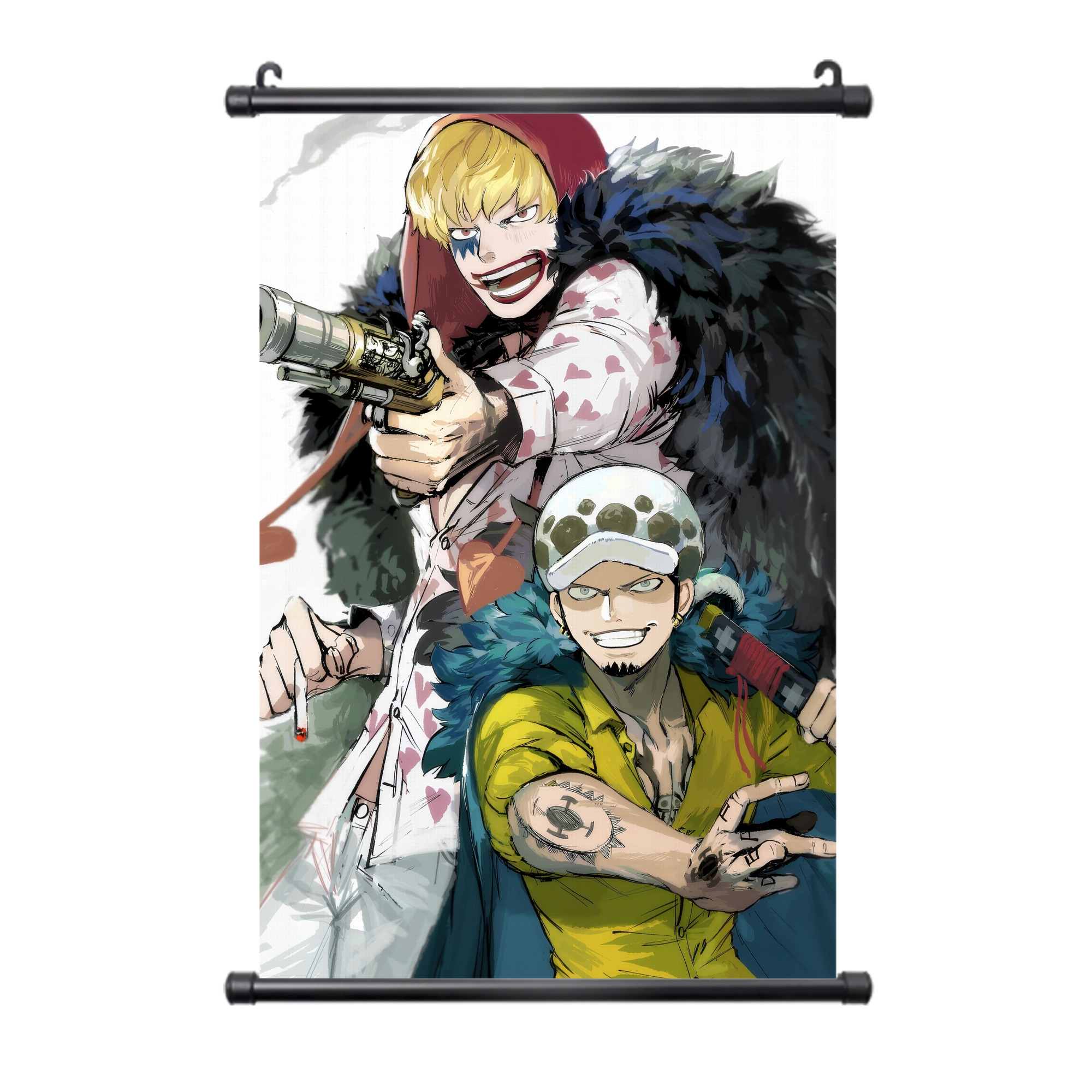 （画像用） ワンピース ONE PIECE PVCブラック軸タペストリー（複数サイズ）