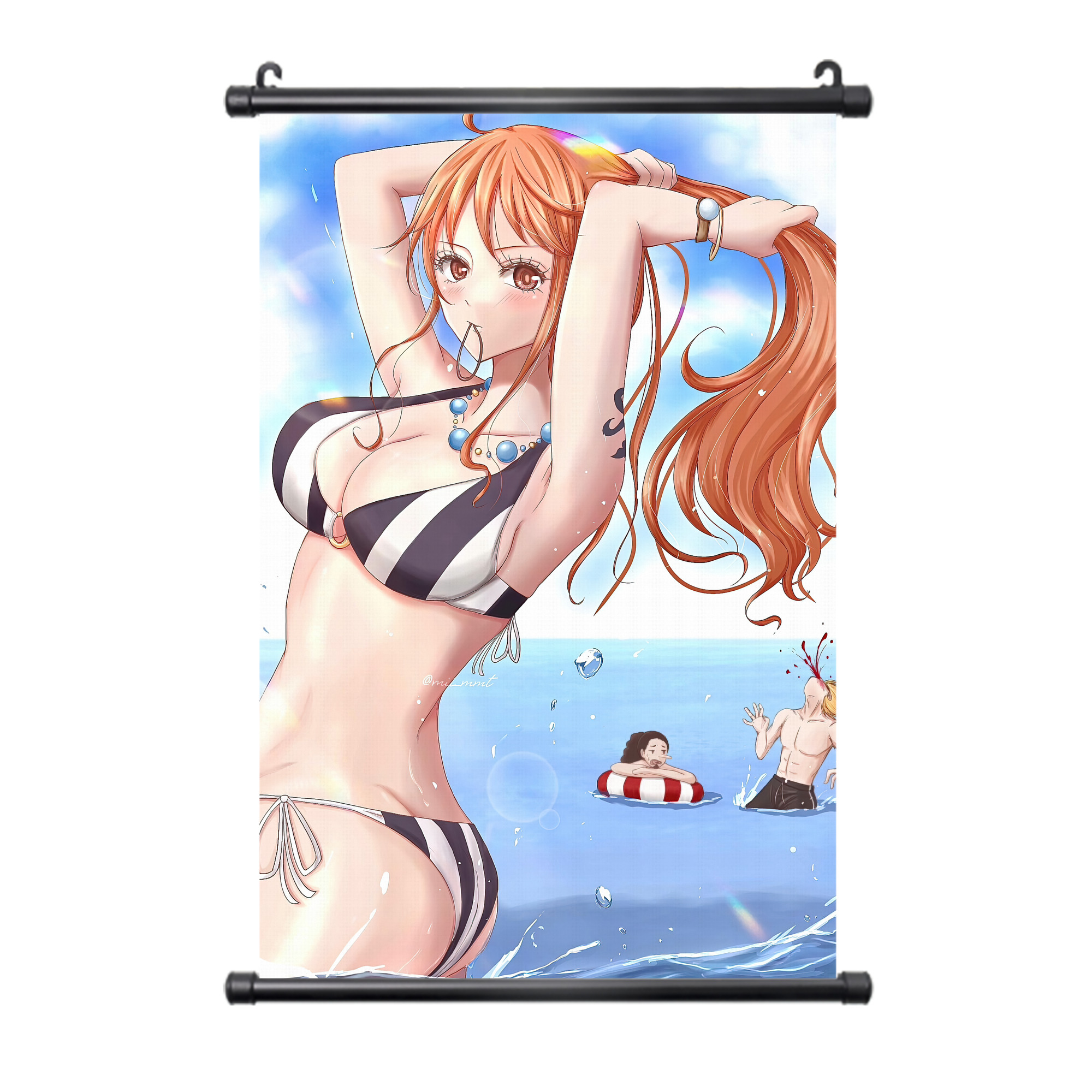 （画像用） ワンピース ONE PIECE PVCブラック軸タペストリー（複数サイズ）