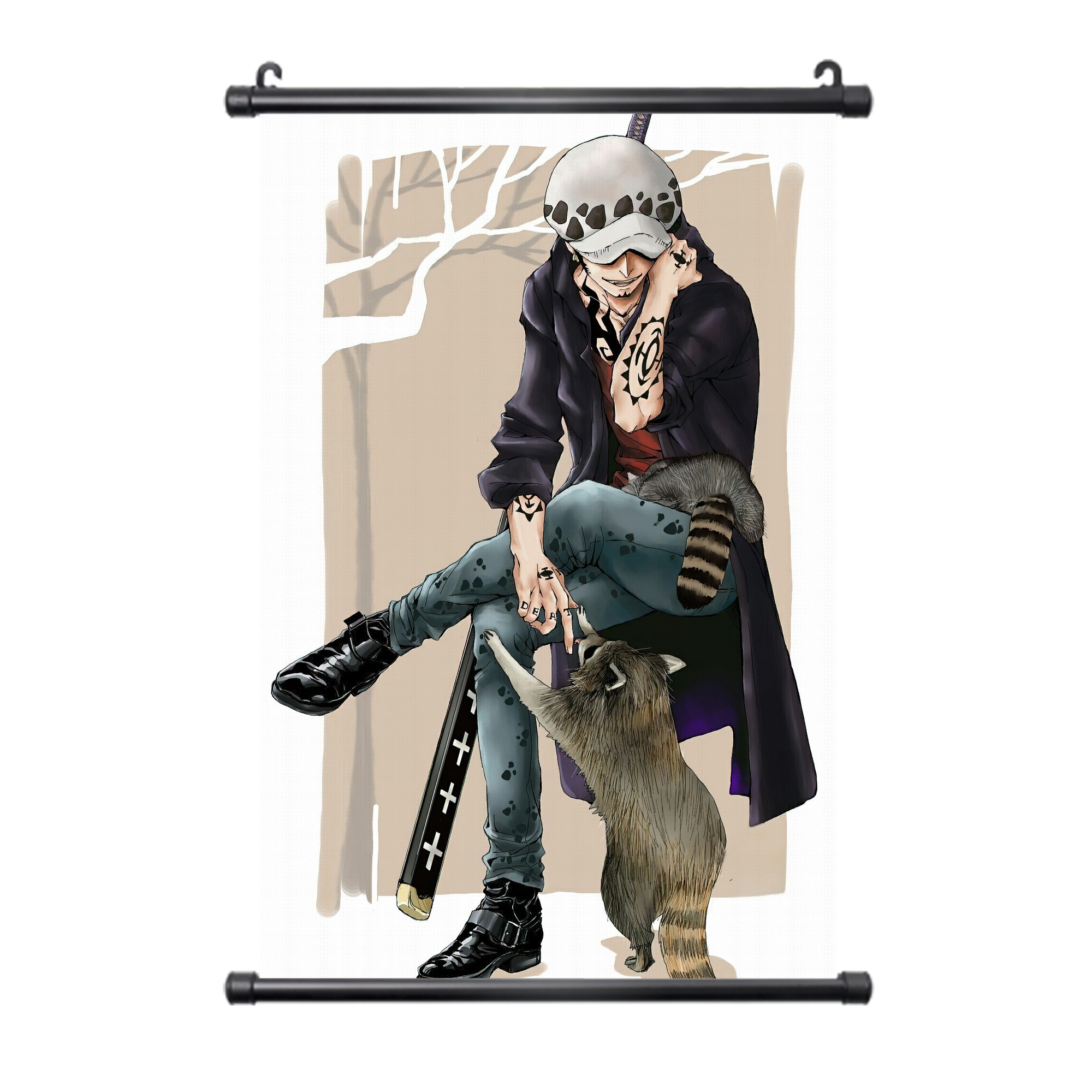 （画像用） ワンピース ONE PIECE PVCブラック軸タペストリー（複数サイズ）