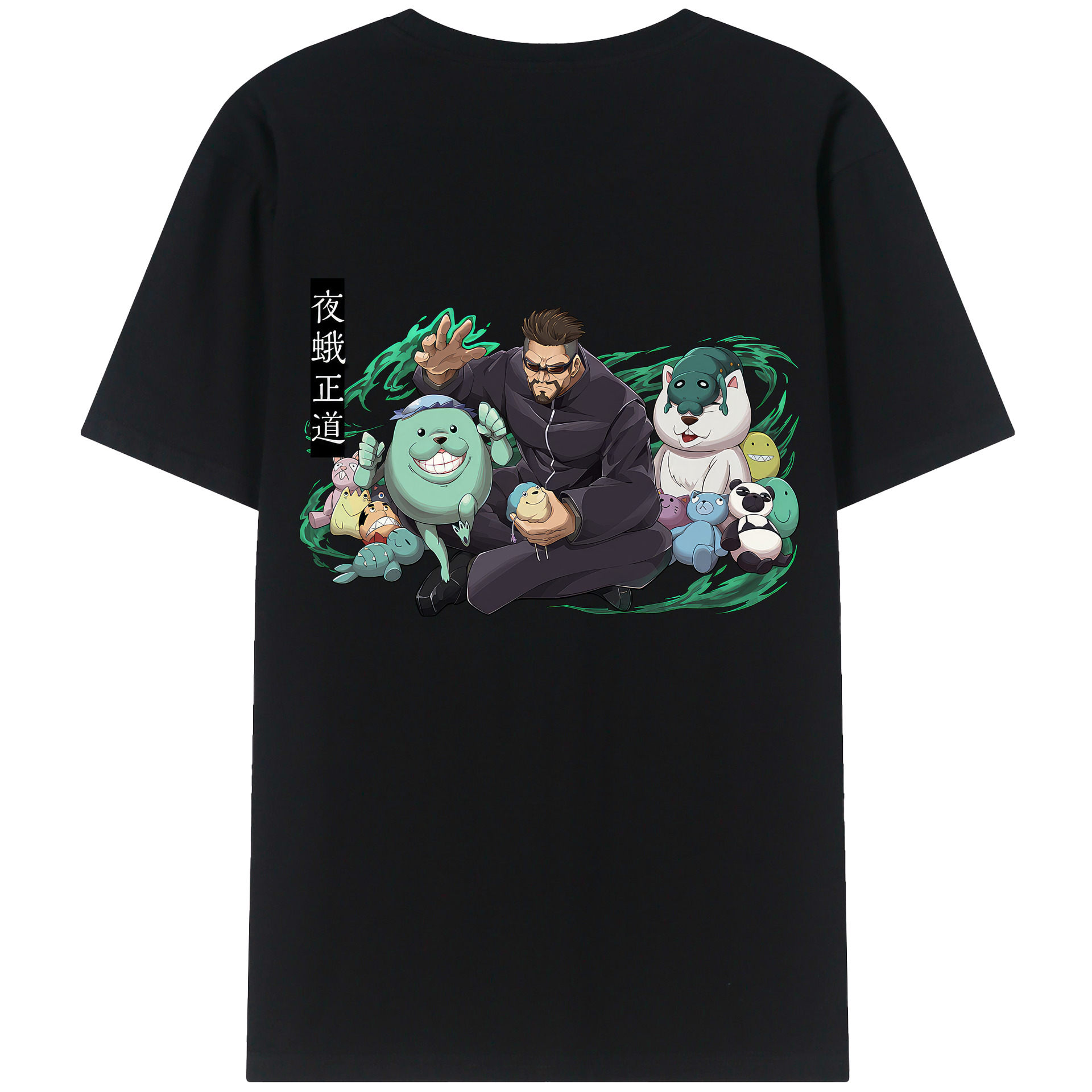 （画像用） ワンピース モンキー・D・ルフィ ONE PIECE Monkey D. Luffy 綿100％ メンズ半袖Tシャツ（バックプリント） 通気性